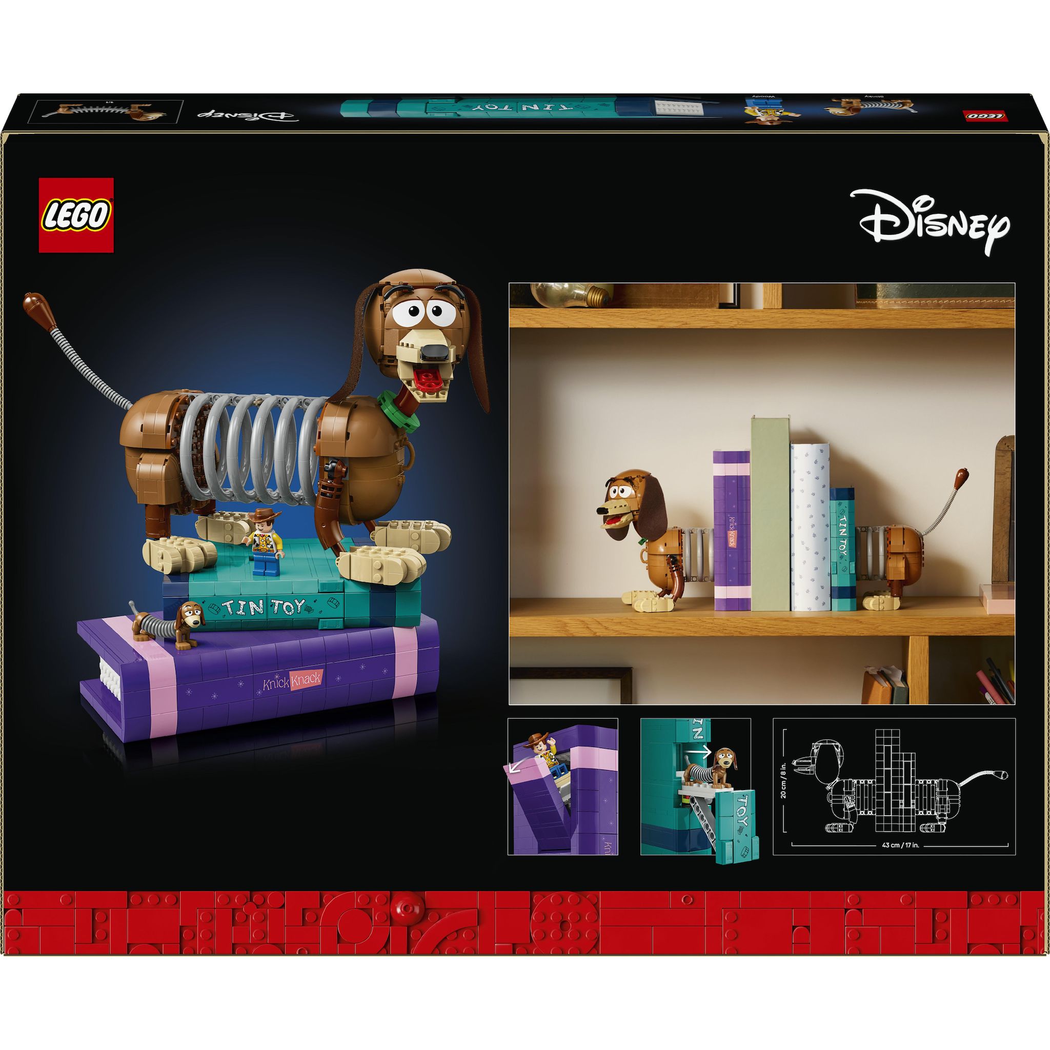 Voir la diapositive 7 : LEGO Disney 43301 - Serre-Livres ZigZag de Toys Story