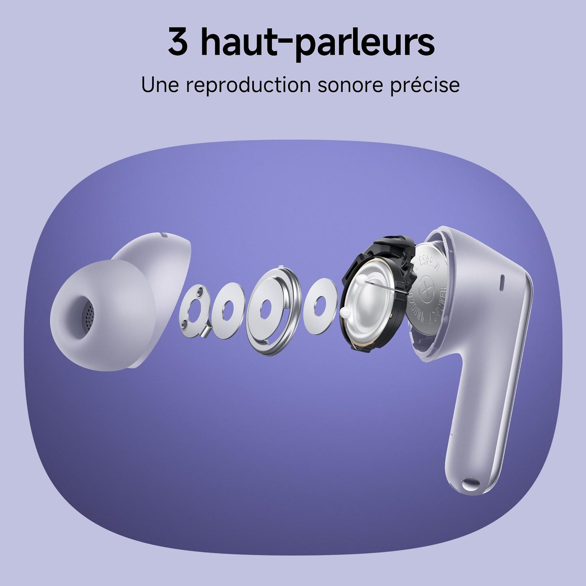 Voir la diapositive 5 : XIAOMI Redmi Buds 6 Pro sans fil - Blanc