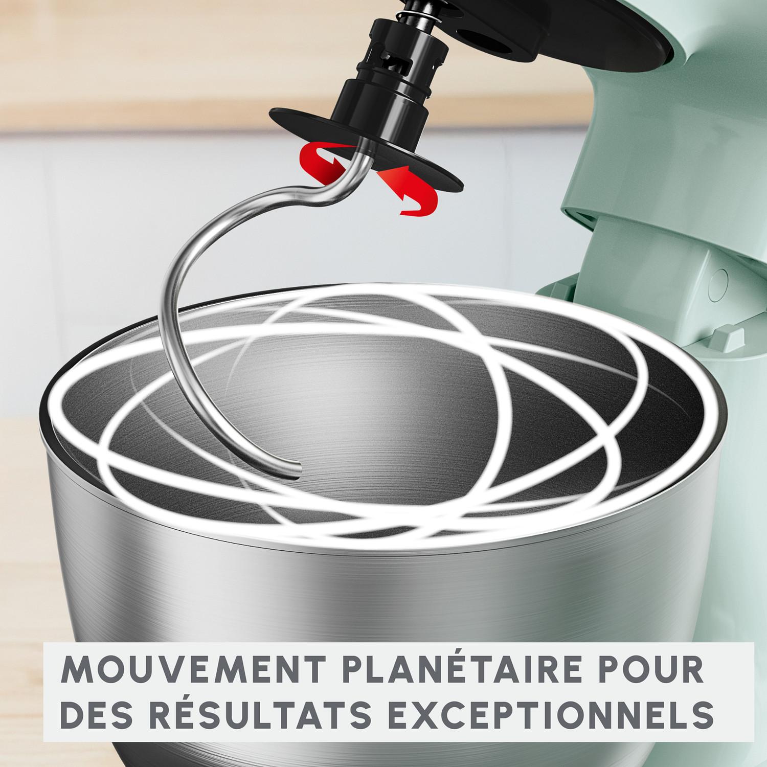 Voir la diapositive 6 : MOULINEX Robot pâtissier QA1403F0 - Vert clair
