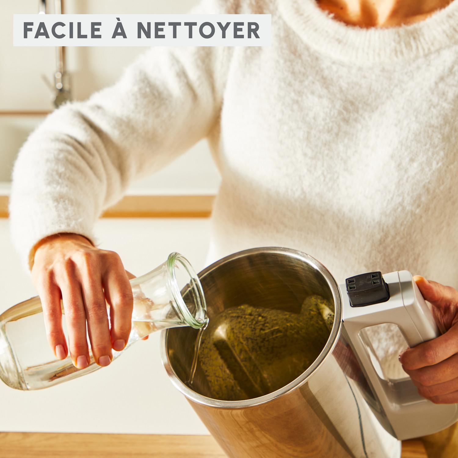 Voir la diapositive 4 : TEFAL Blender chauffant BL841N10 - Inox