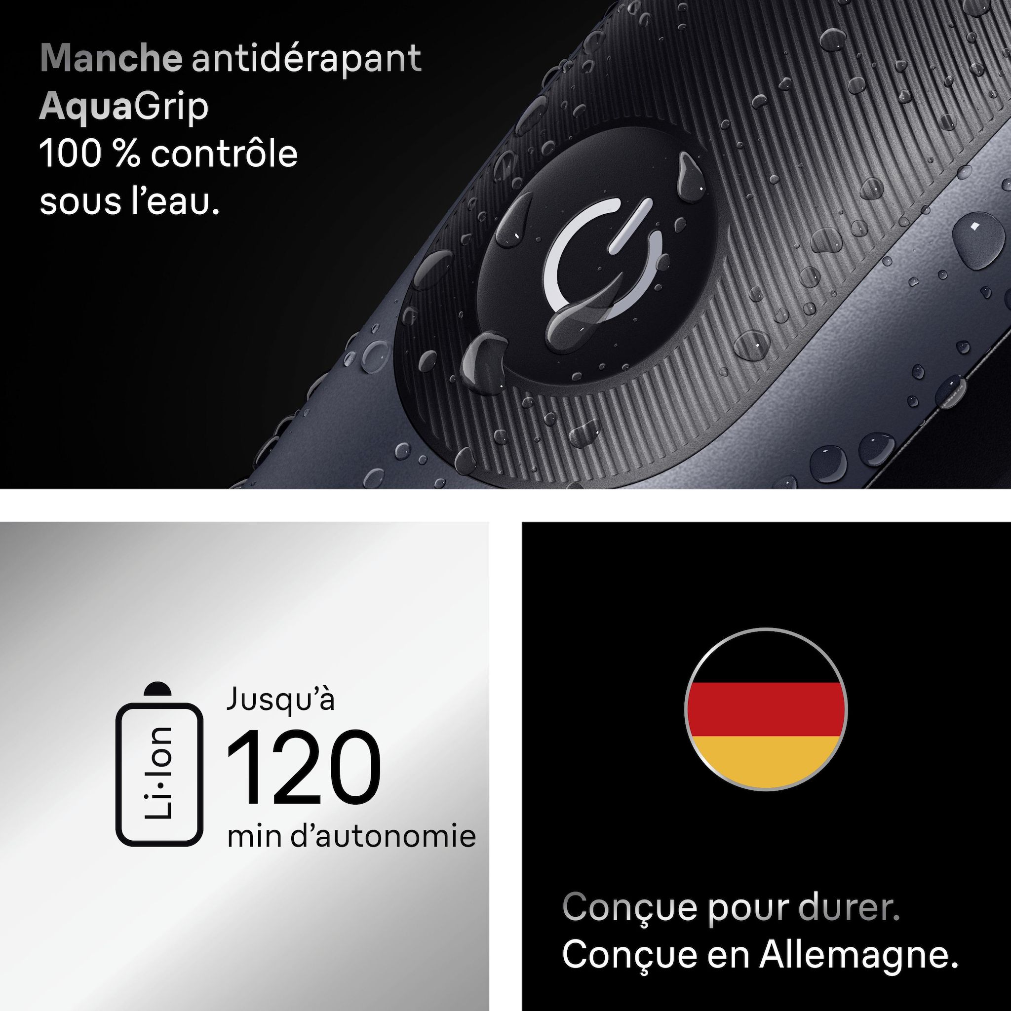 Voir la diapositive 5 : BRAUN Tondeuse multi 11 en 1 MGK7540 - Bleu