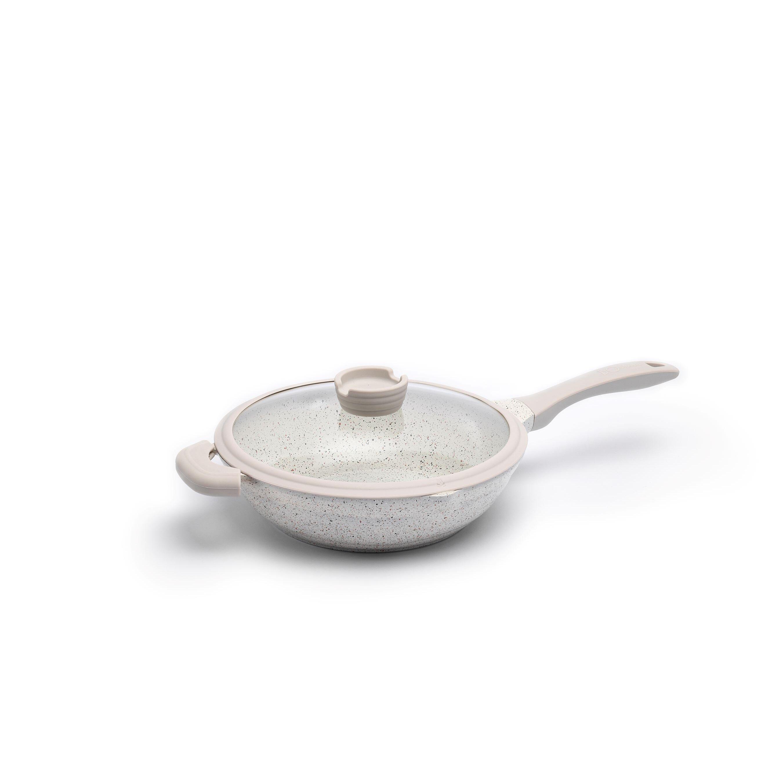 ROSSETTO Sauteuse 28cm + couvercle revêtement en granit et céramique