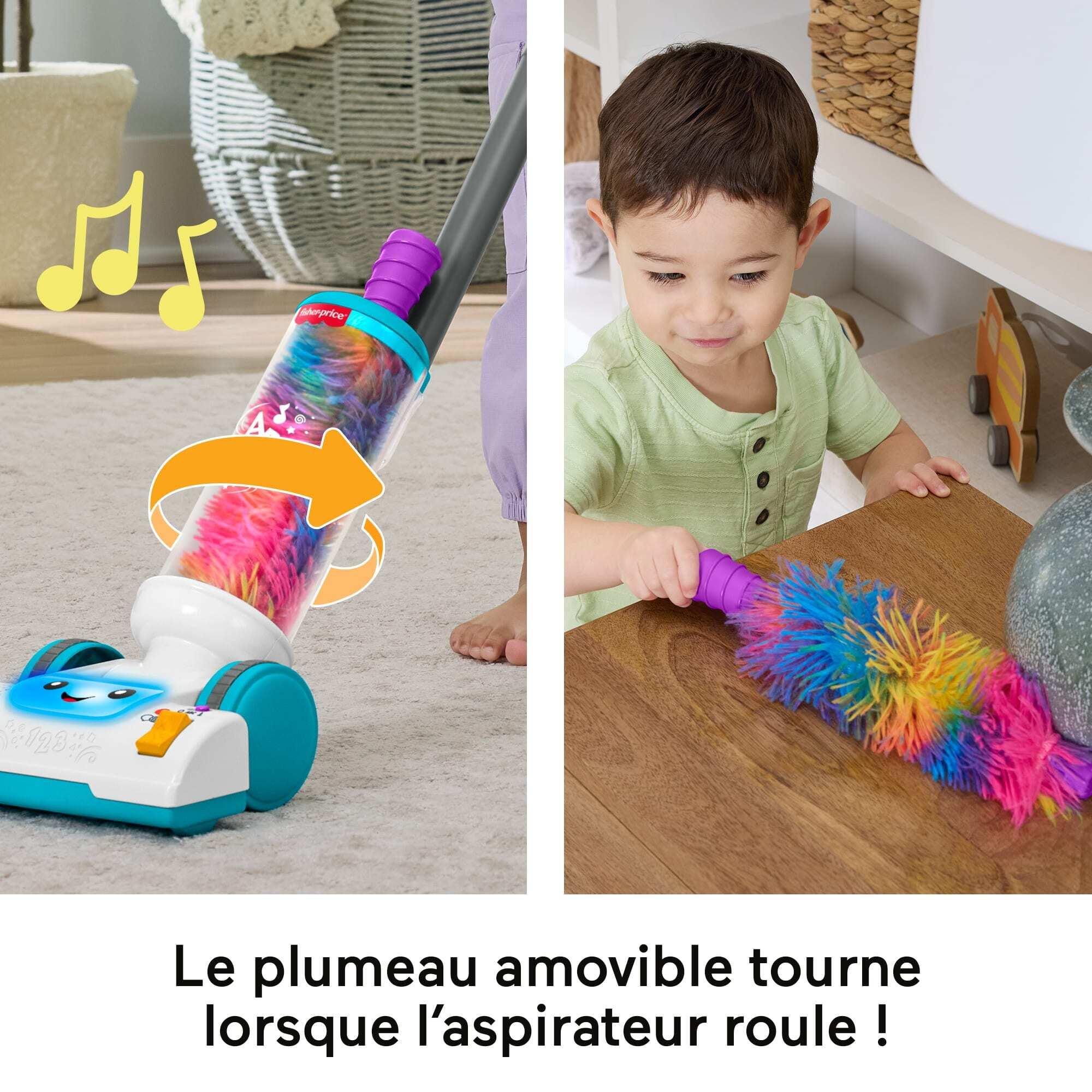 Voir la diapositive 3 : MATTEL Mon premier aspirateur d'éveil