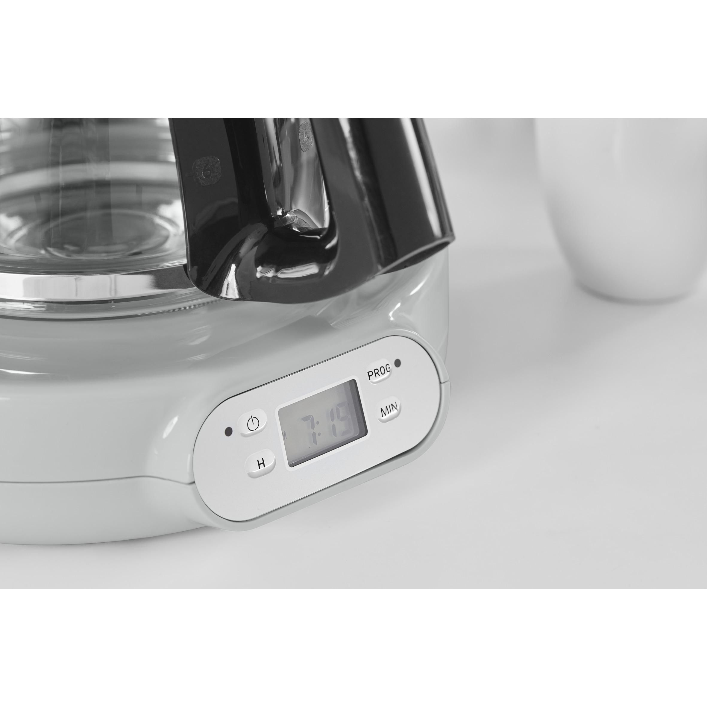 Voir la diapositive 6 : MOULINEX Cafetière filtre programmable FG380E10 - Gris