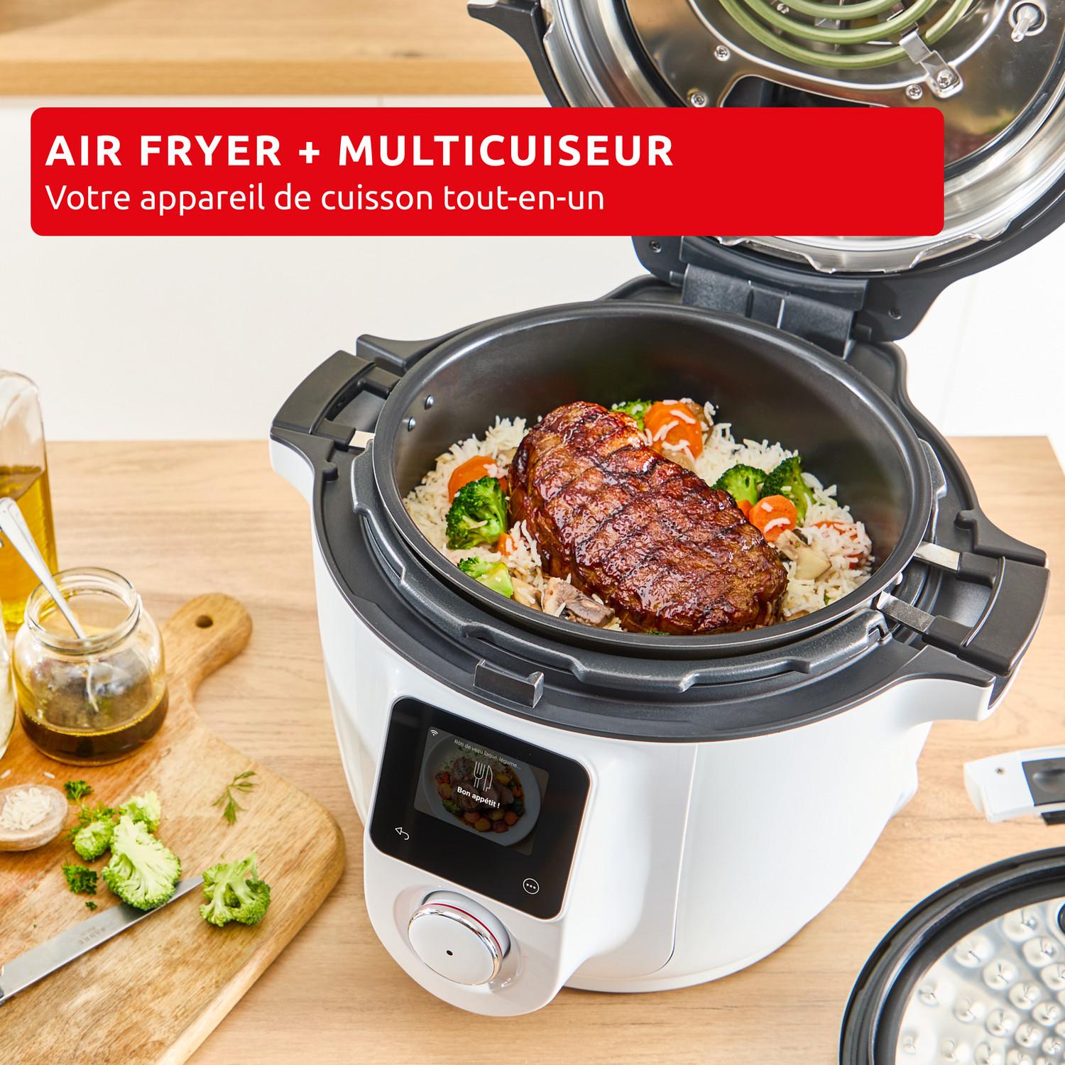 Voir la diapositive 2 : MOULINEX Multicuiseur intelligent Cookeo CE9721F0 - Blanc