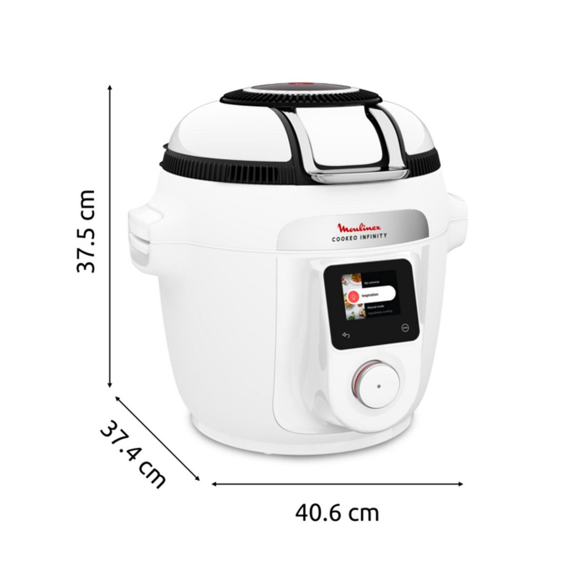 MOULINEX Multicuiseur intelligent Cookeo CE9721F0 - Blanc