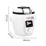 Voir la diapositive 7 : MOULINEX Multicuiseur intelligent Cookeo CE9721F0 - Blanc