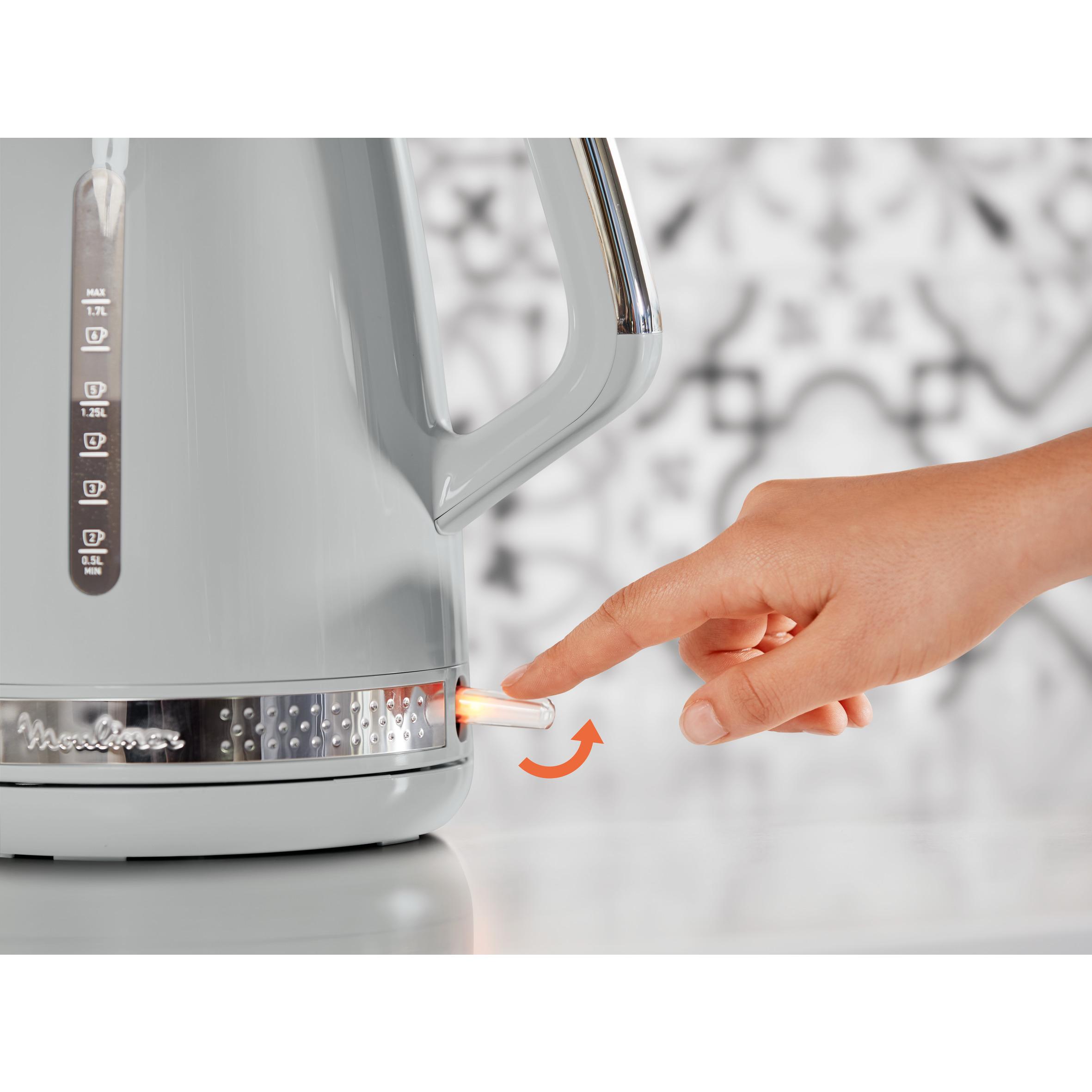 Voir la diapositive 6 : MOULINEX Bouilloire électrique BY320E10 - Gris