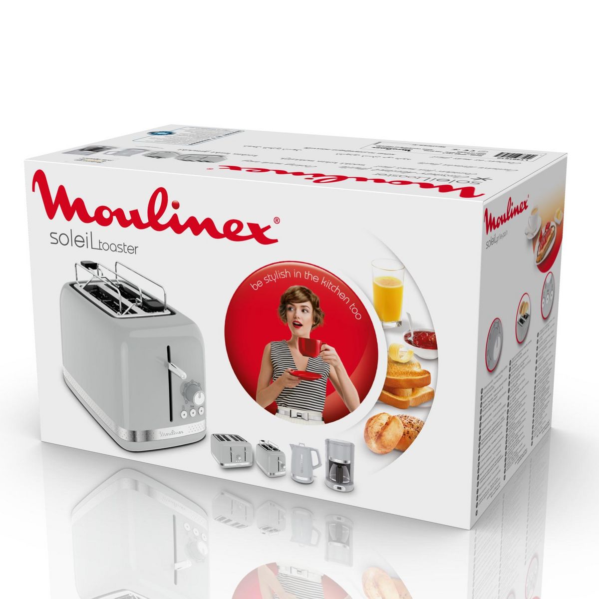 MOULINEX Grille pain LT301E10 - Gris