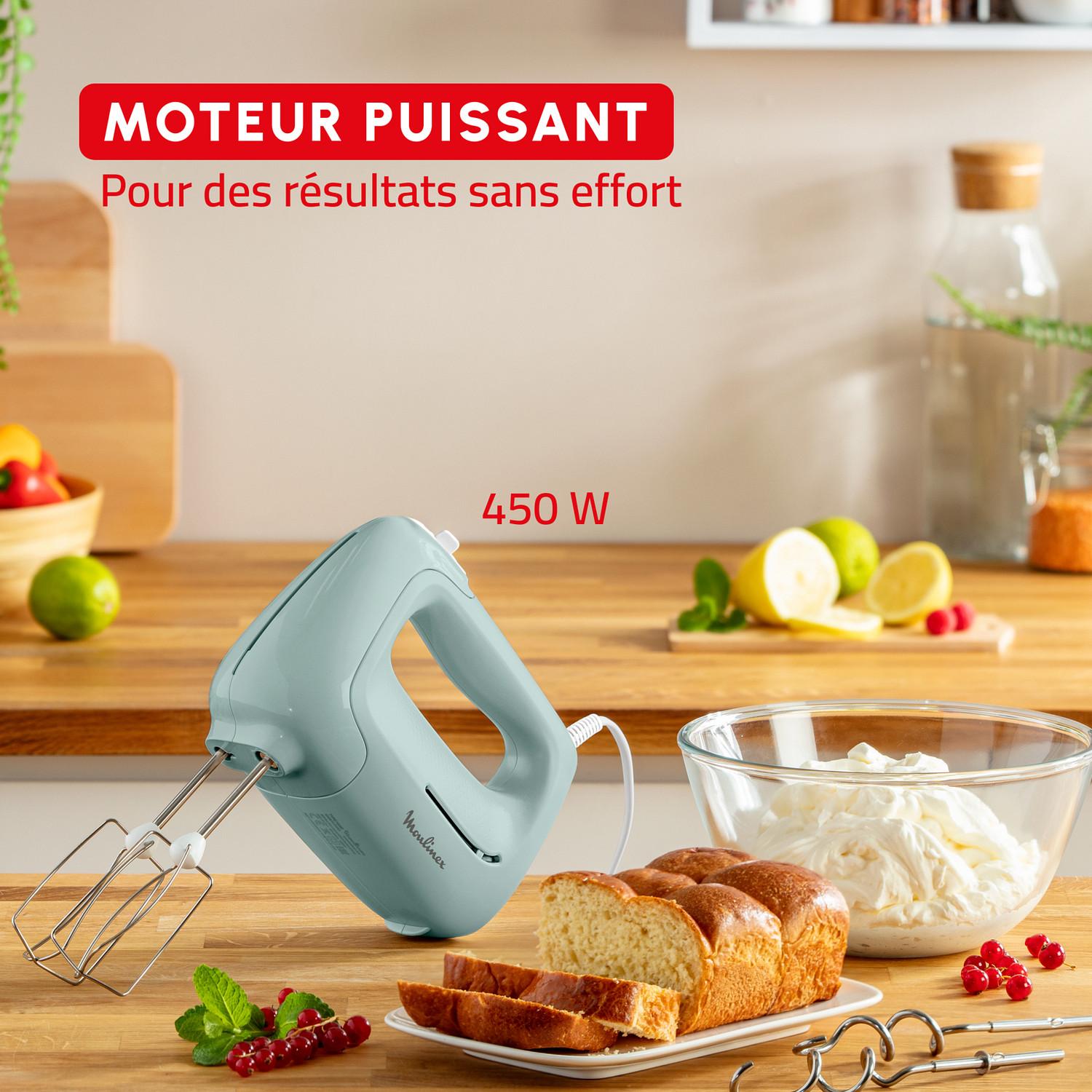 Voir la diapositive 3 : MOULINEX Batteur HM4503F0 - Eucalyptus