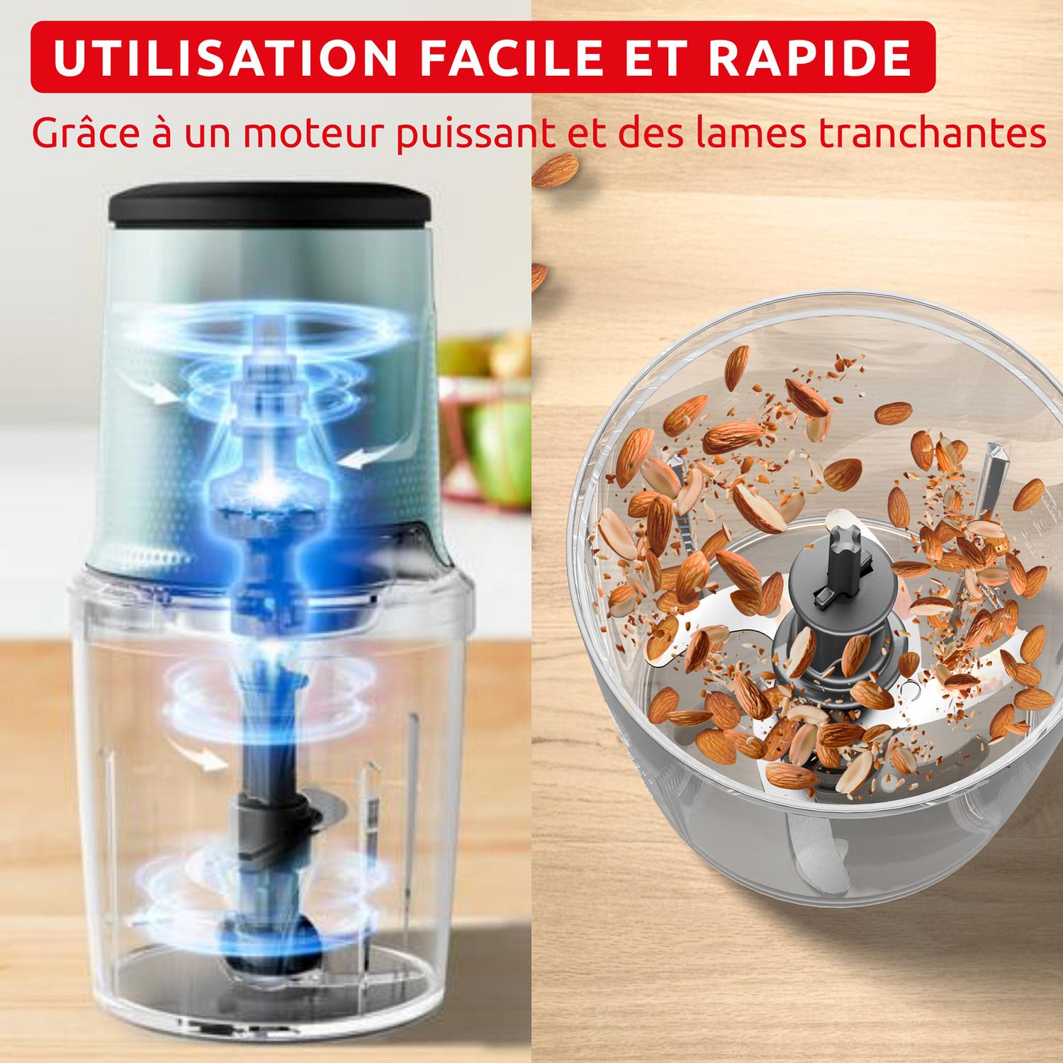 Voir la diapositive 2 : MOULINEX Hachoir électrique AT7404F1 - Eucalyptus
