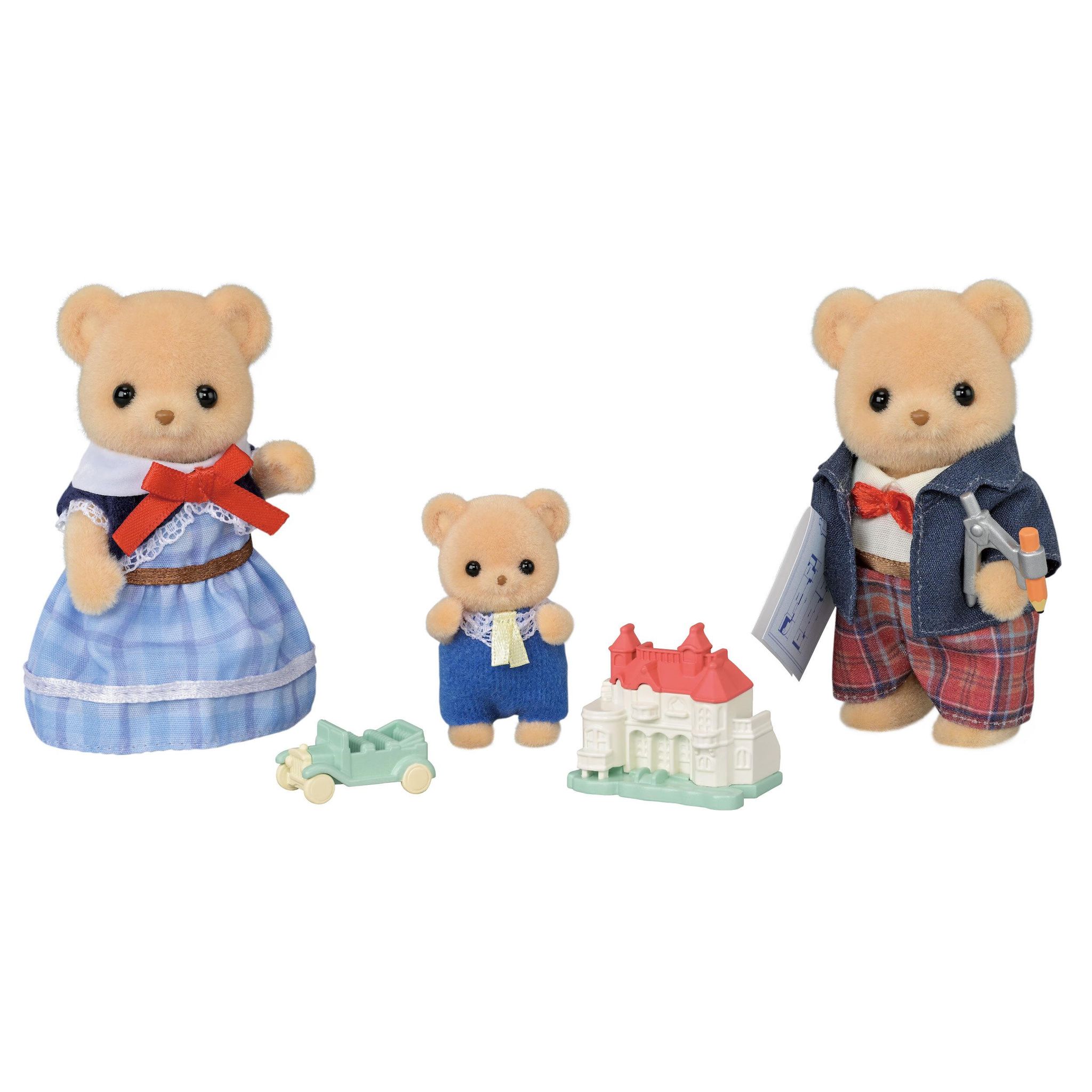 EPOCH D'ENFANCE La famille Ours Biscuit Famille Sylvanian