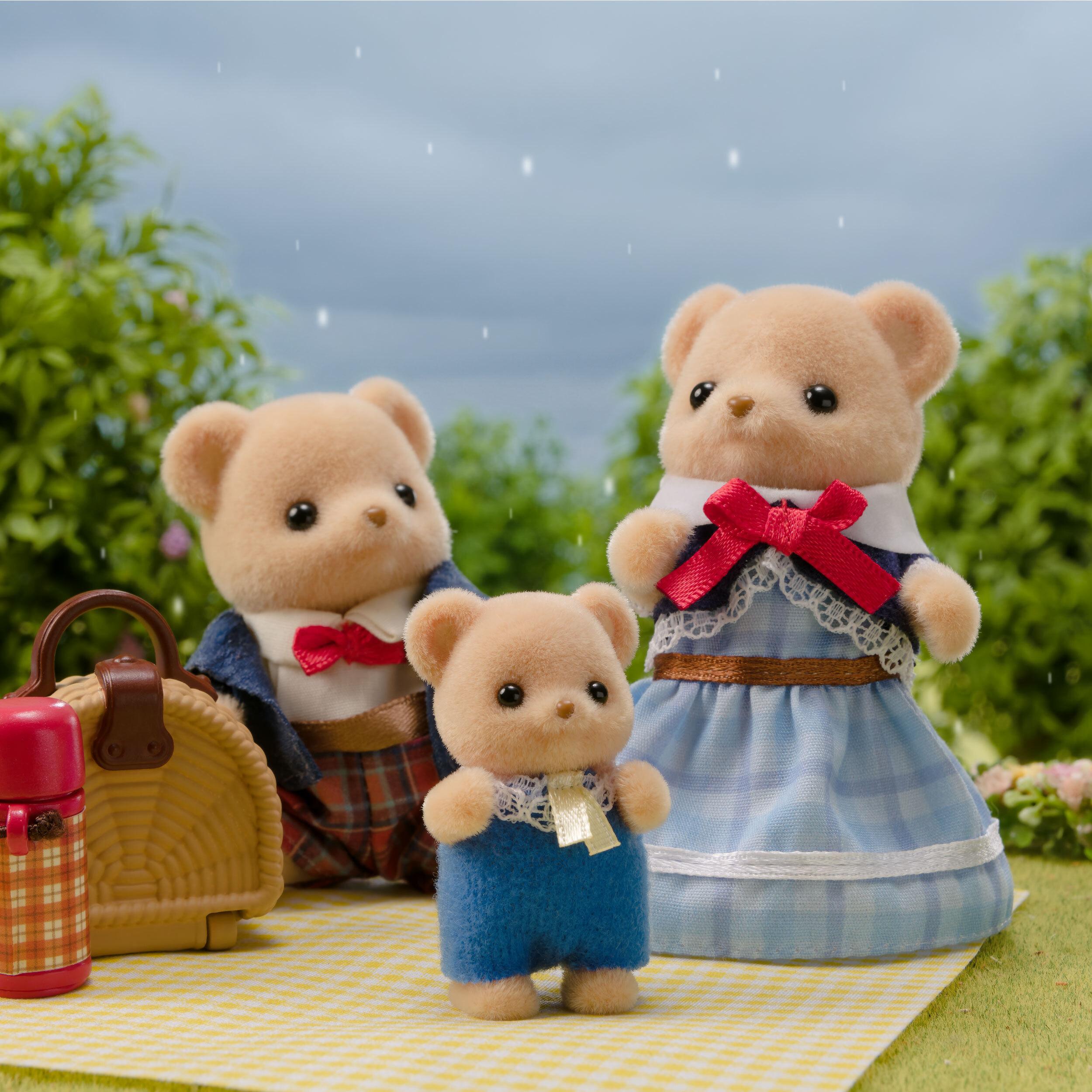 Voir la diapositive 4 : EPOCH D'ENFANCE La famille Ours Biscuit Famille Sylvanian