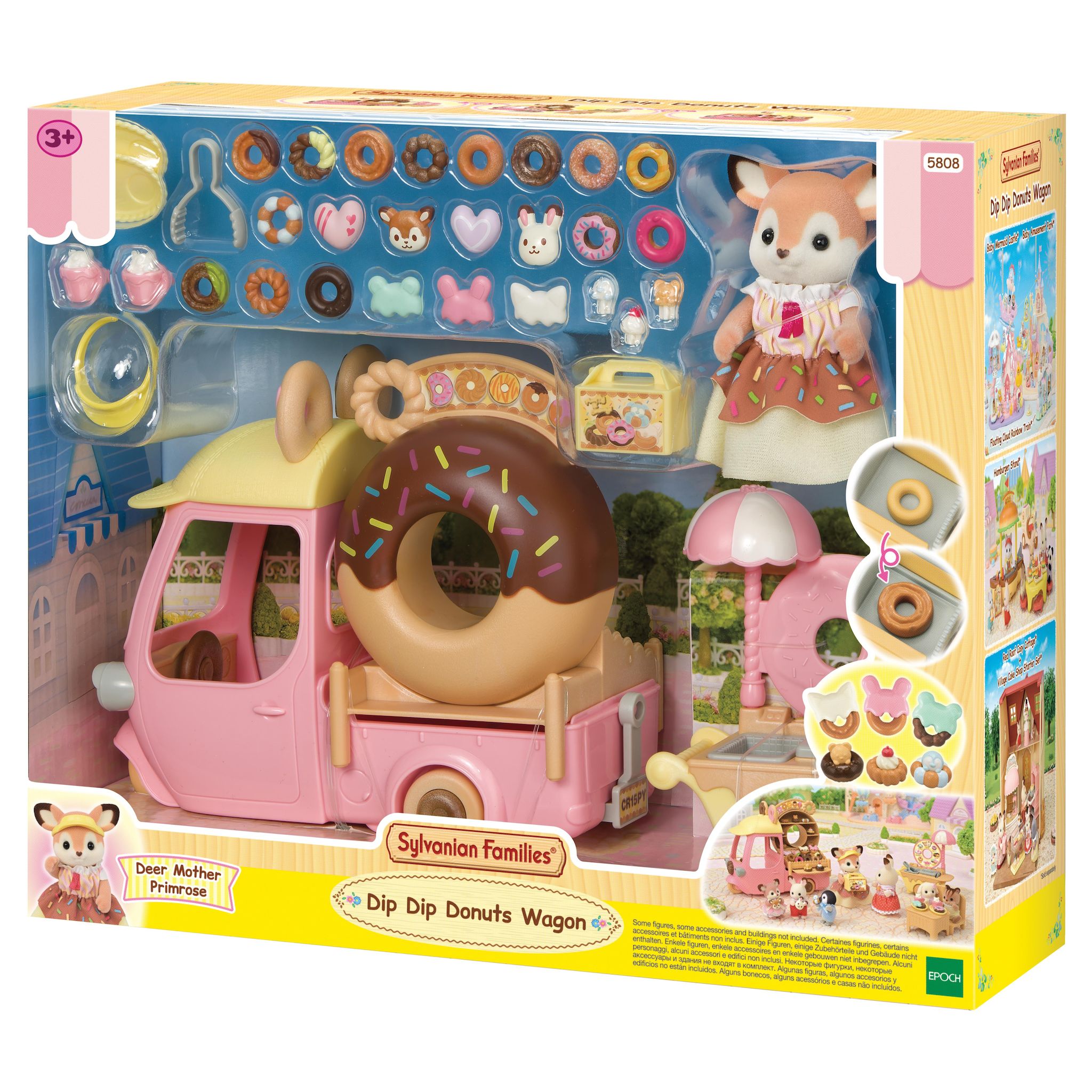 Voir la diapositive 1 : EPOCH D'ENFANCE La chariot de Donuts Famille Sylvanian