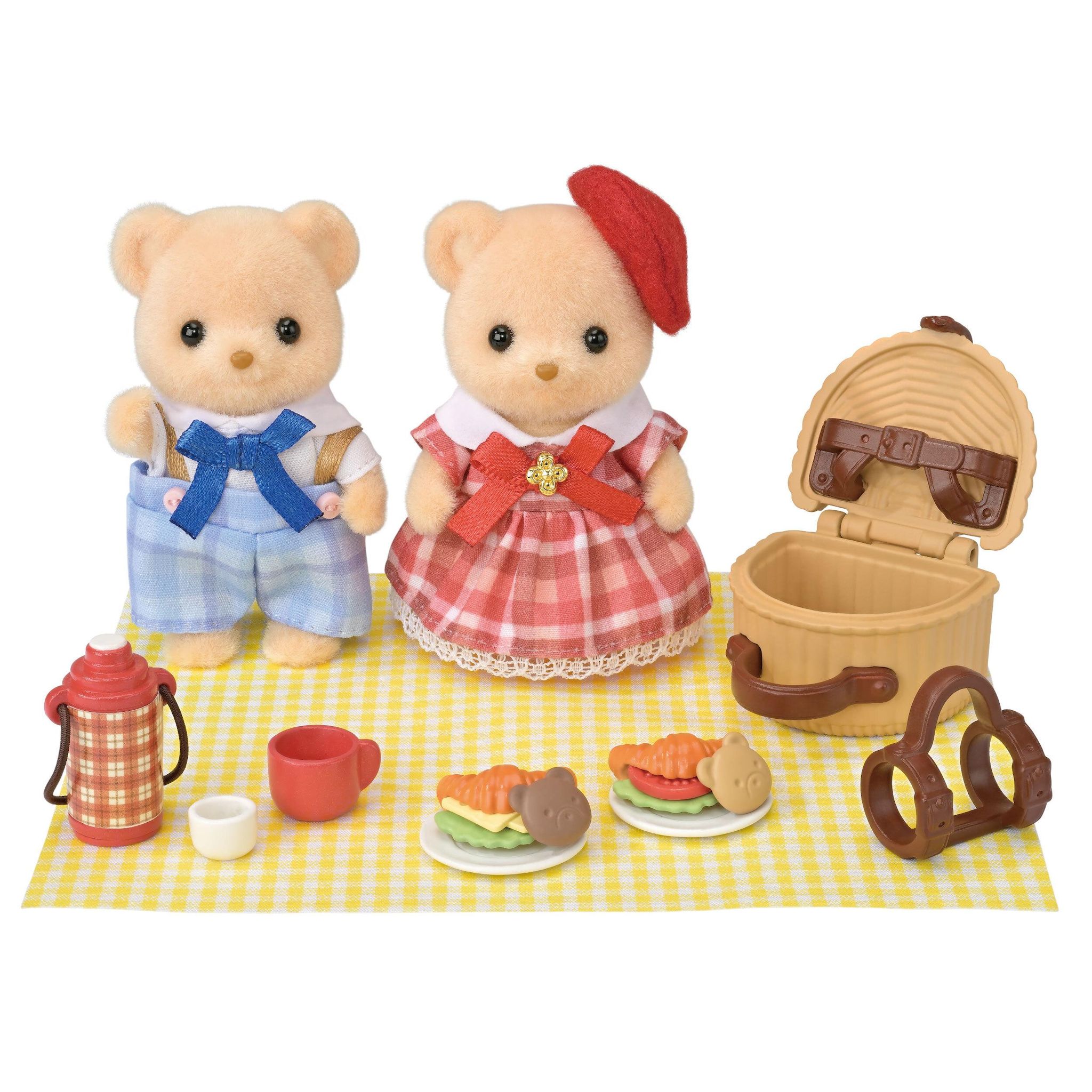 EPOCH D'ENFANCE Pique nique gourmand Ours Famille Sylvanian