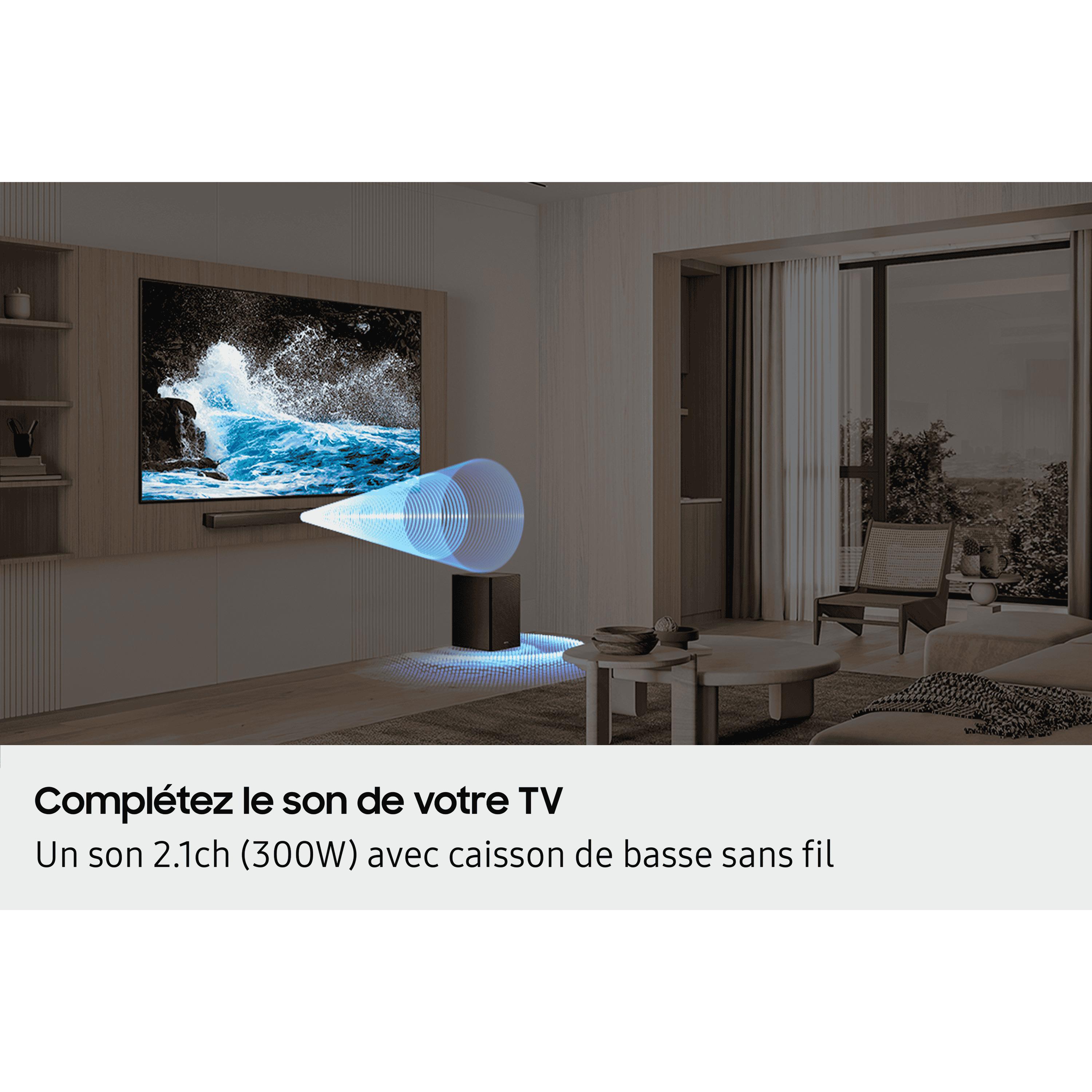 Voir la diapositive 3 : SAMSUNG Barre de Son HW B460F XE 2025