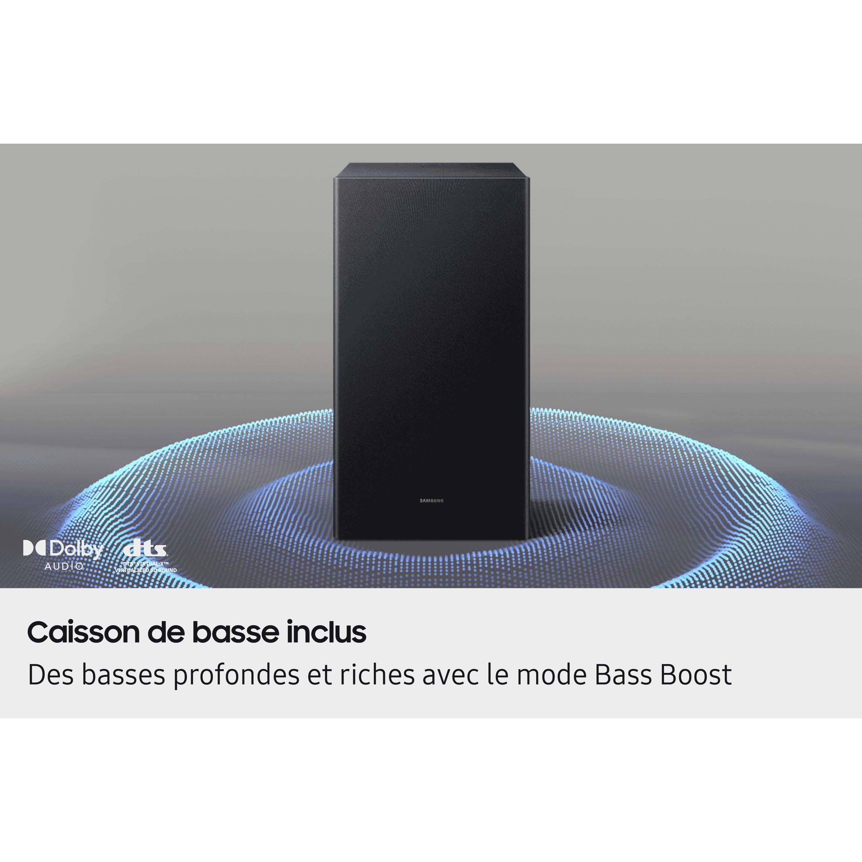 Voir la diapositive 5 : SAMSUNG Barre de Son HW B460F XE 2025