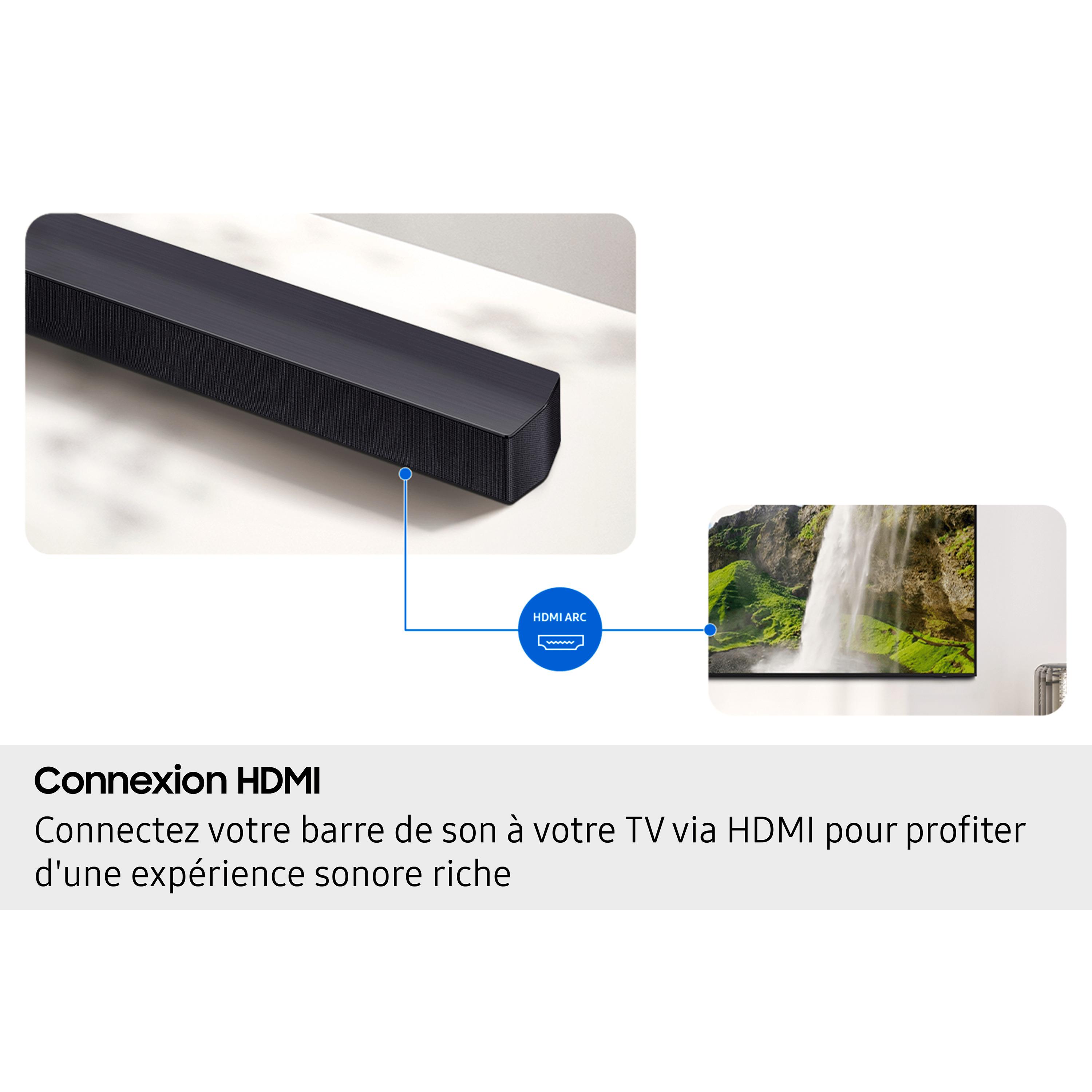 Voir la diapositive 8 : SAMSUNG Barre de Son HW B460F XE 2025