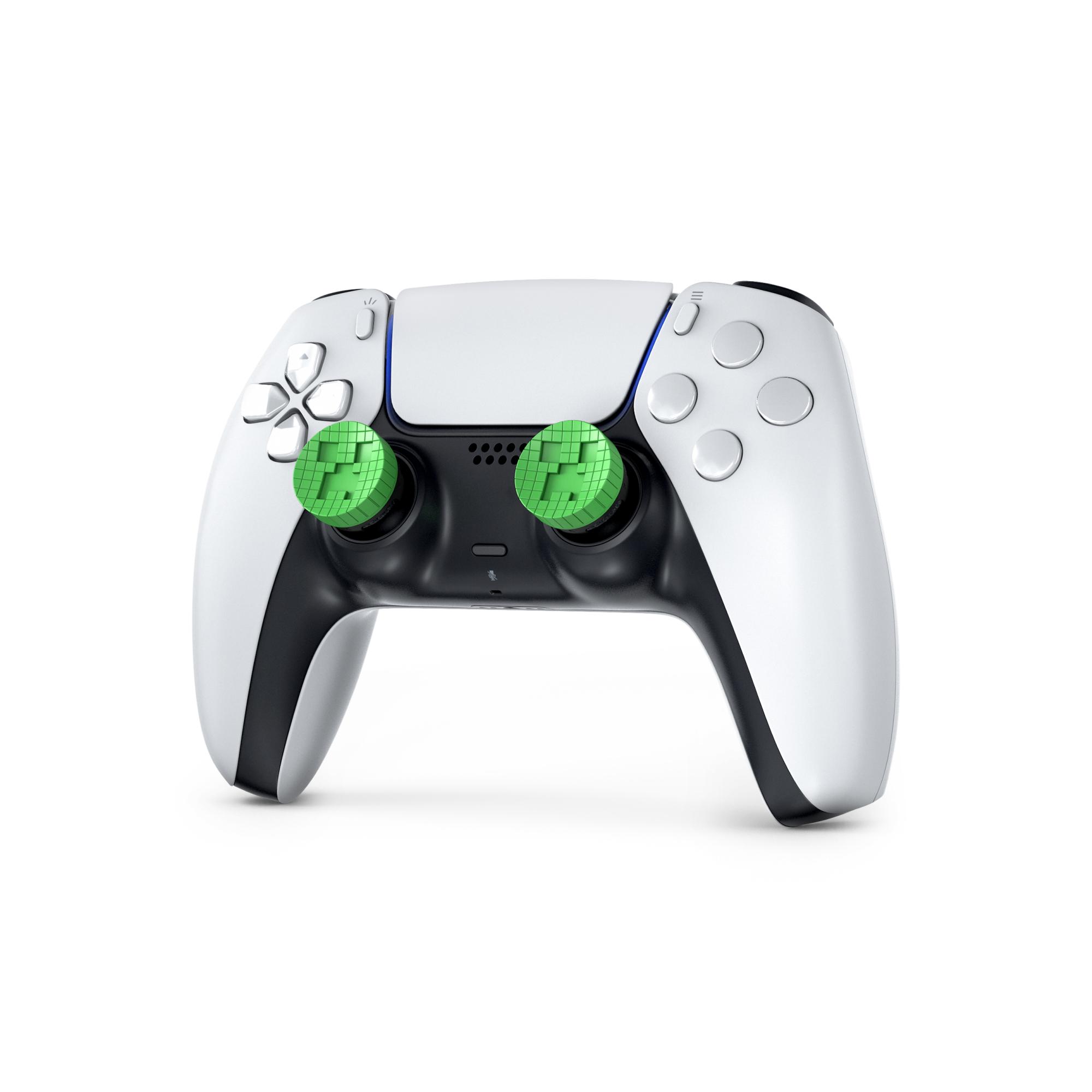Voir la diapositive 3 : STEELSERIES Control Grip - Krontrol Freek - Minecraft Creeper PS5