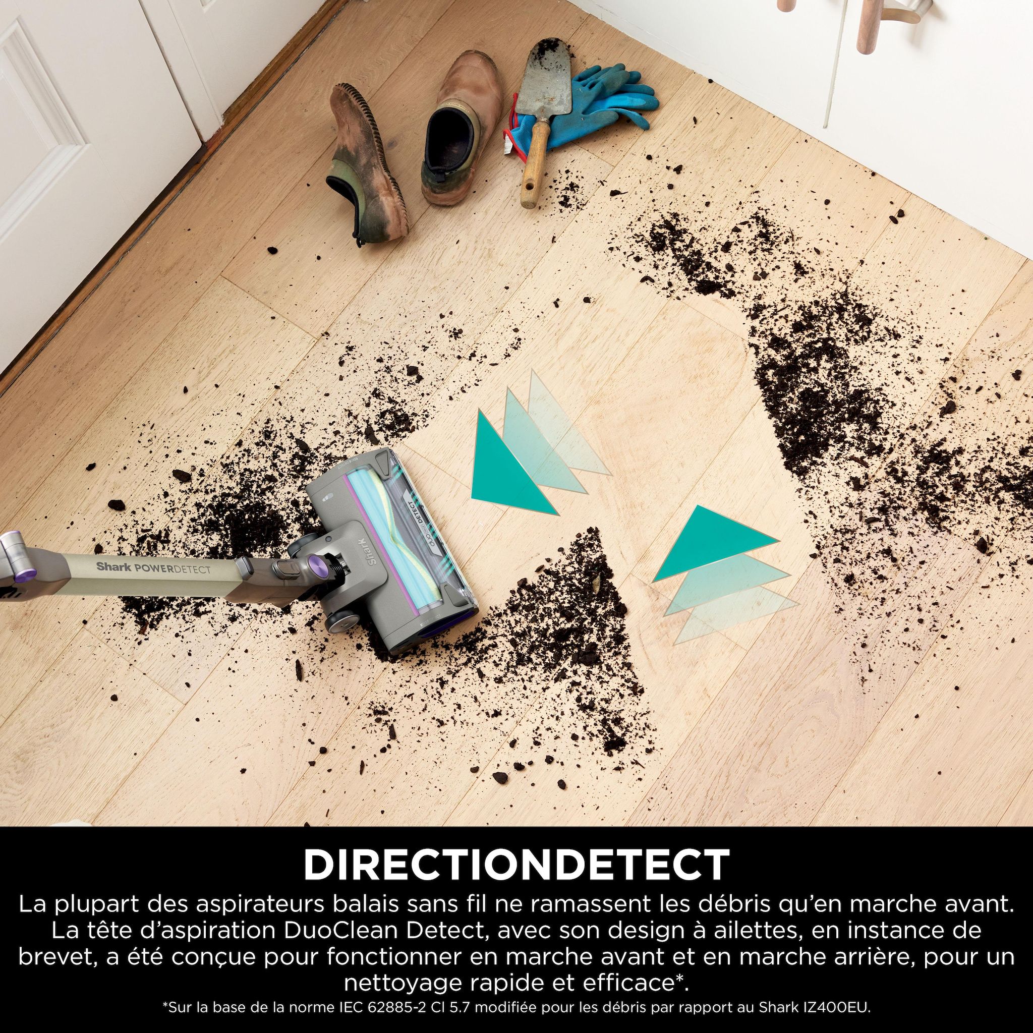 Voir la diapositive 9 : SHARK Aspirateur balai IP3251EUT - Gris