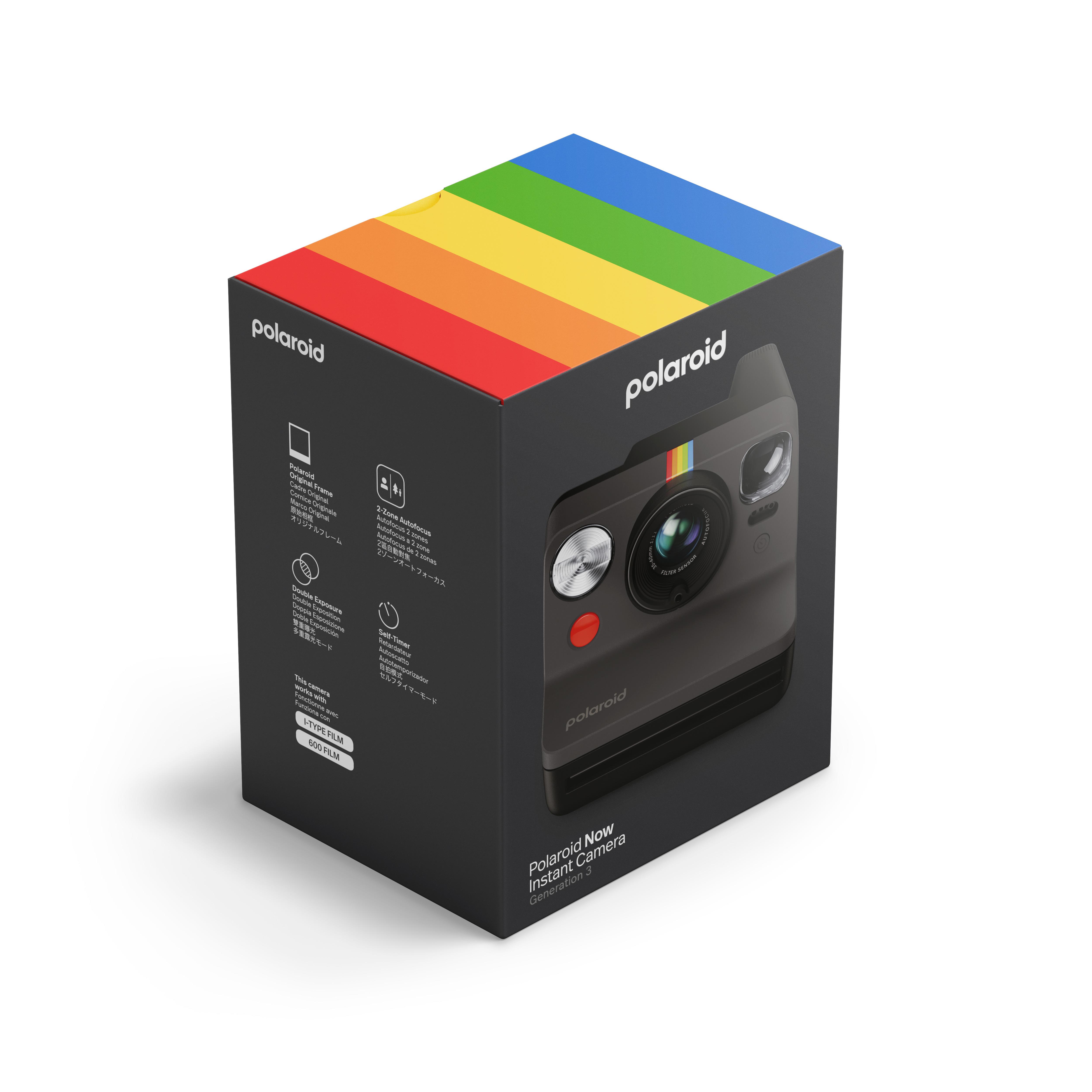 Voir la diapositive 6 : POLAROID Appareil photo instantané NOW GEN 3 - Noir