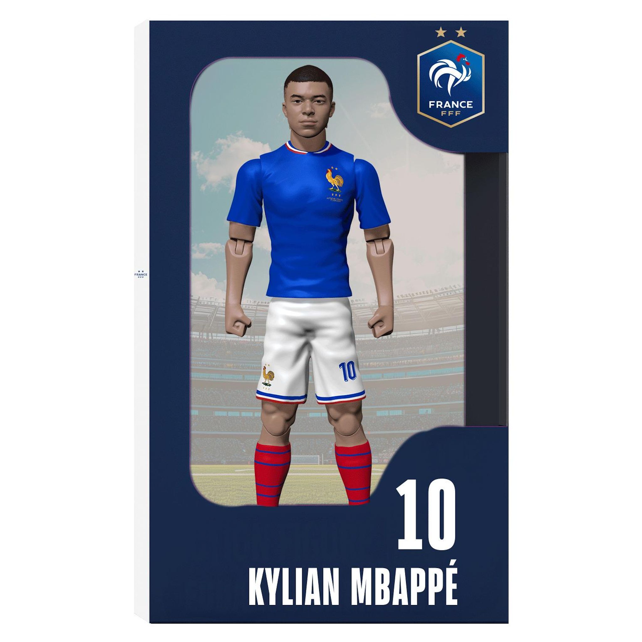 MEGABLEU Figurine FFF MBappe Equipe de France