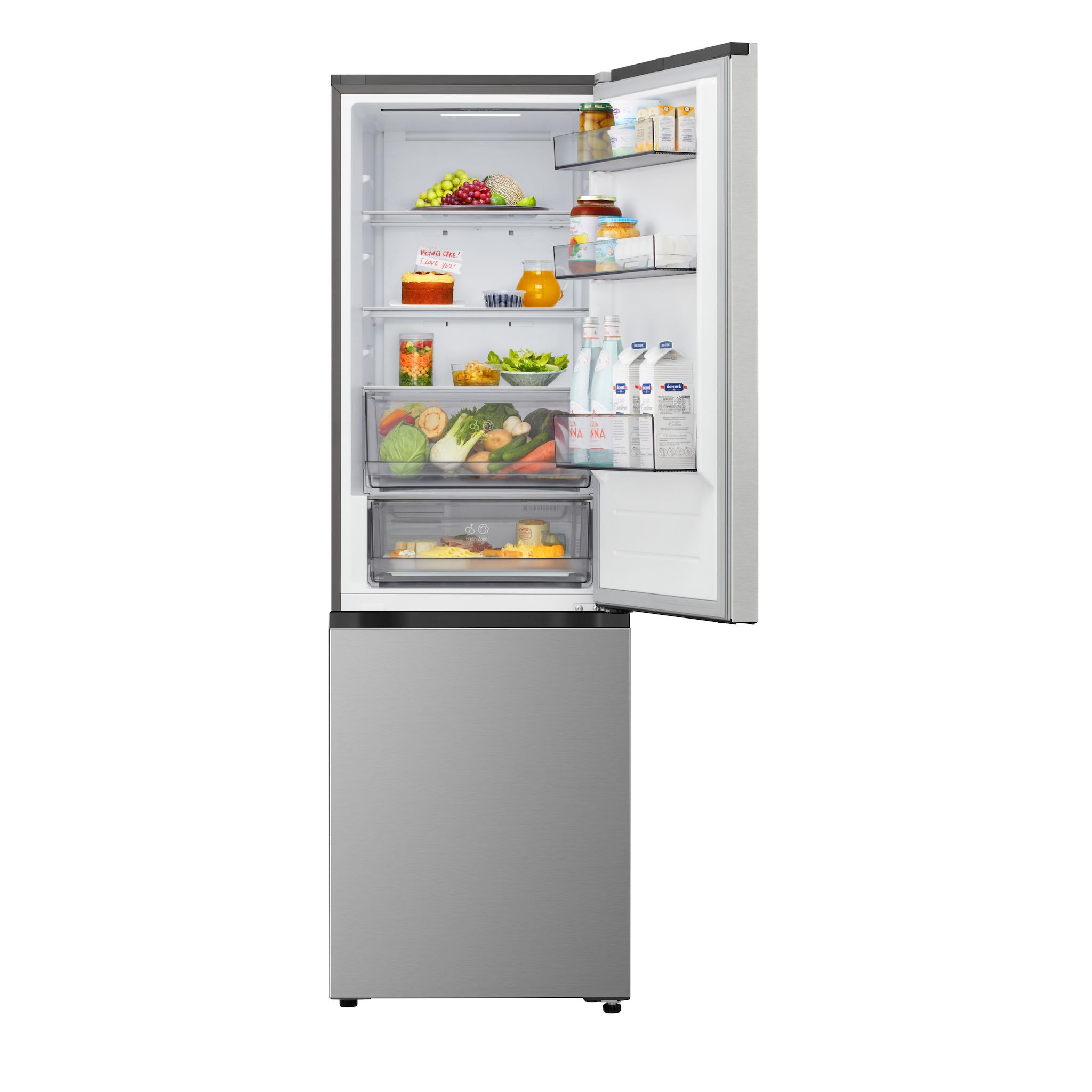 Voir la diapositive 5 : LG Réfrigérateur combiné GBBSJ10EPY, 333 L, Froid ventilé No Frost, E