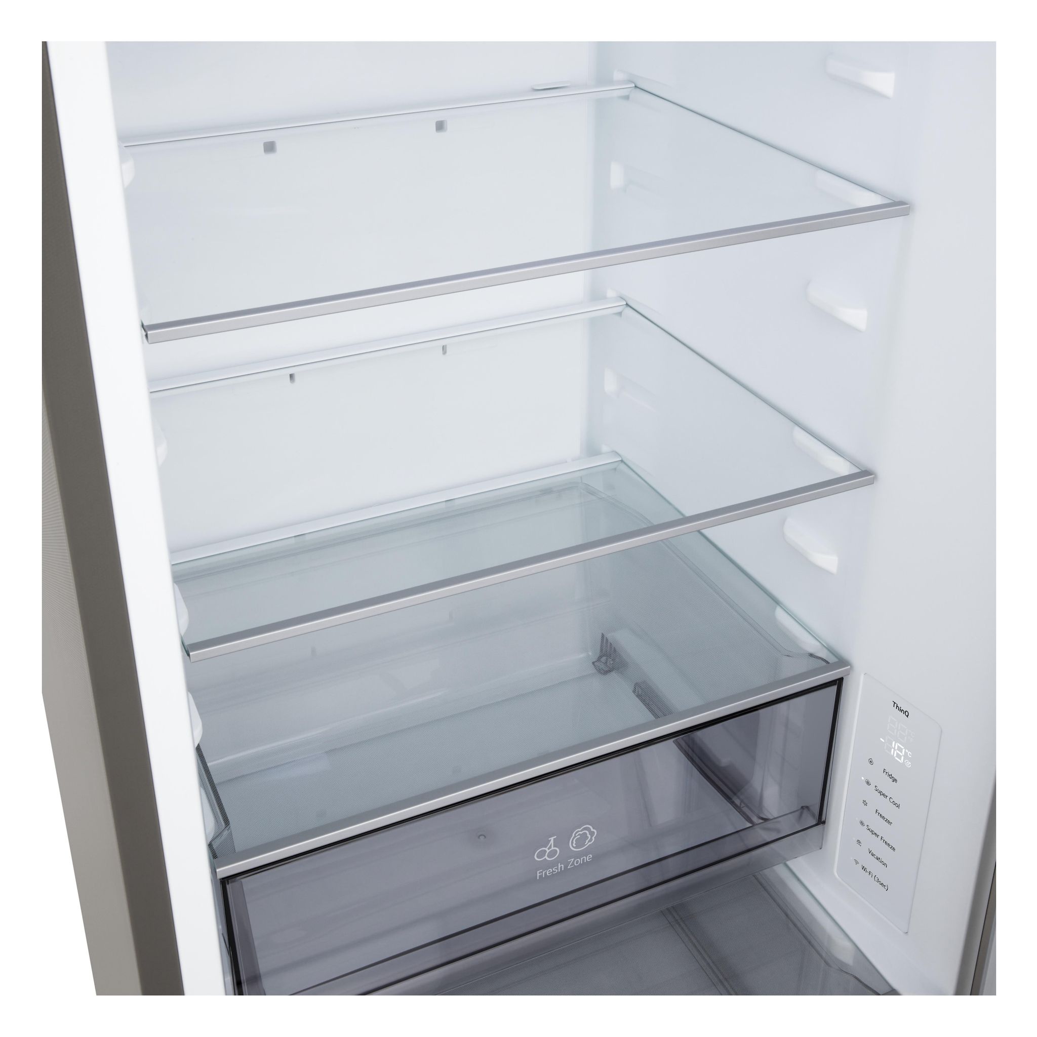 Voir la diapositive 8 : LG Réfrigérateur combiné GBBSJ10EPY, 333 L, Froid ventilé No Frost, E