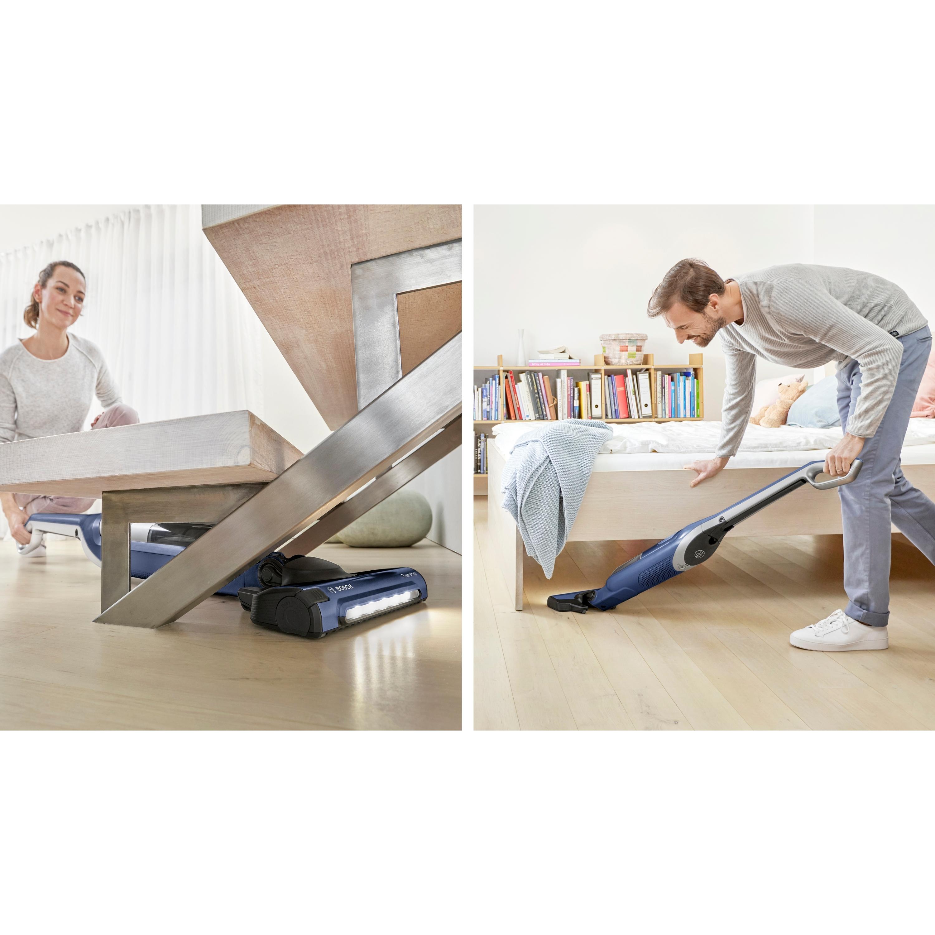 Voir la diapositive 4 : BOSCH Aspirateur balai BCH3K2851 - Bleu