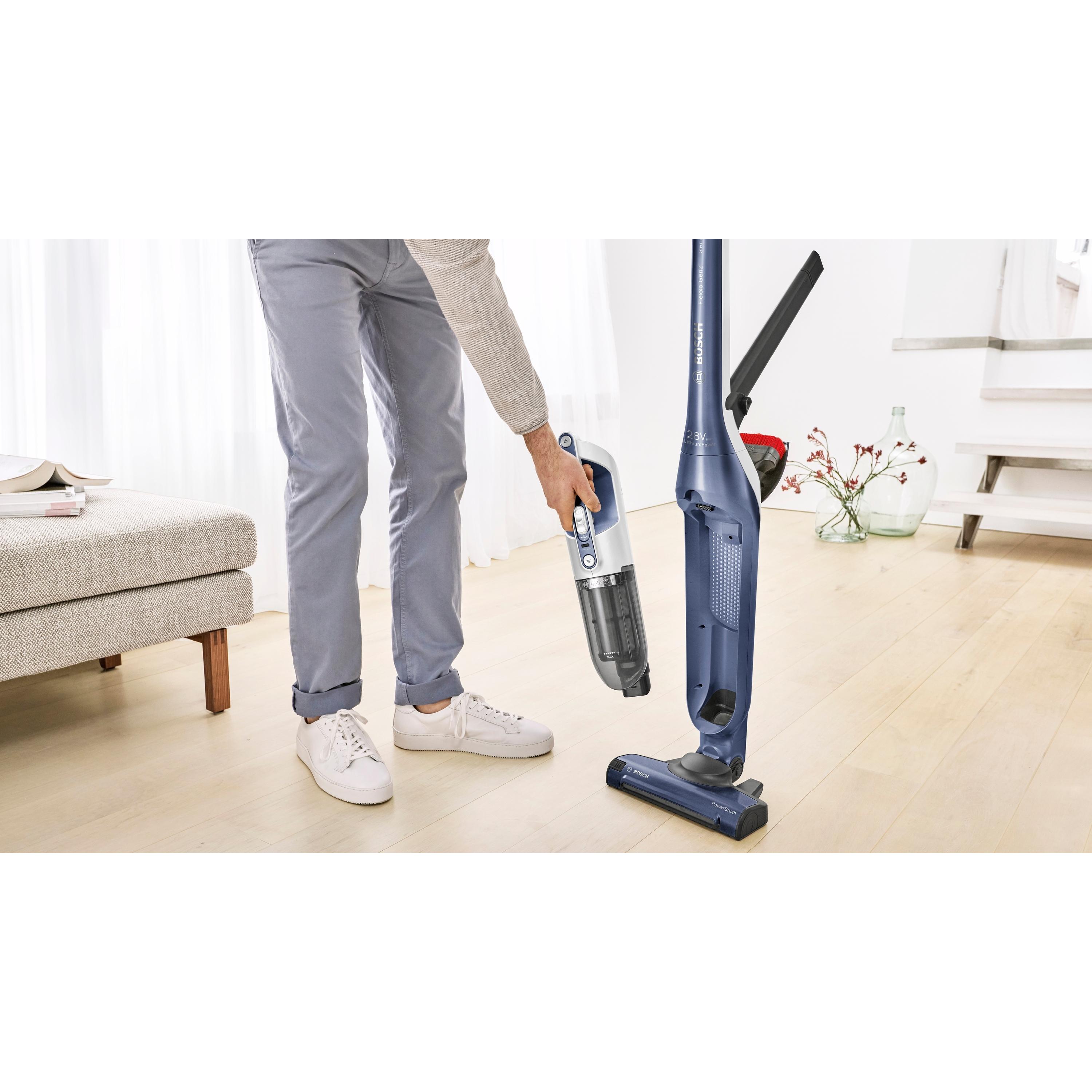 Voir la diapositive 8 : BOSCH Aspirateur balai BCH3K2851 - Bleu
