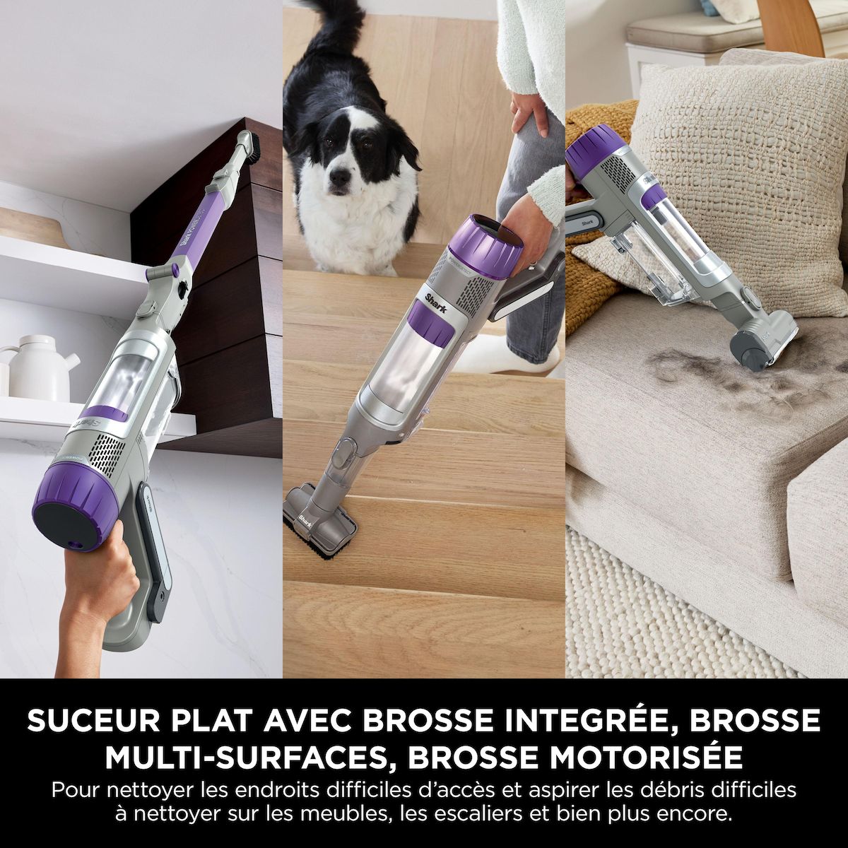 SHARK Aspirateur balai IP1251EUT - Gris