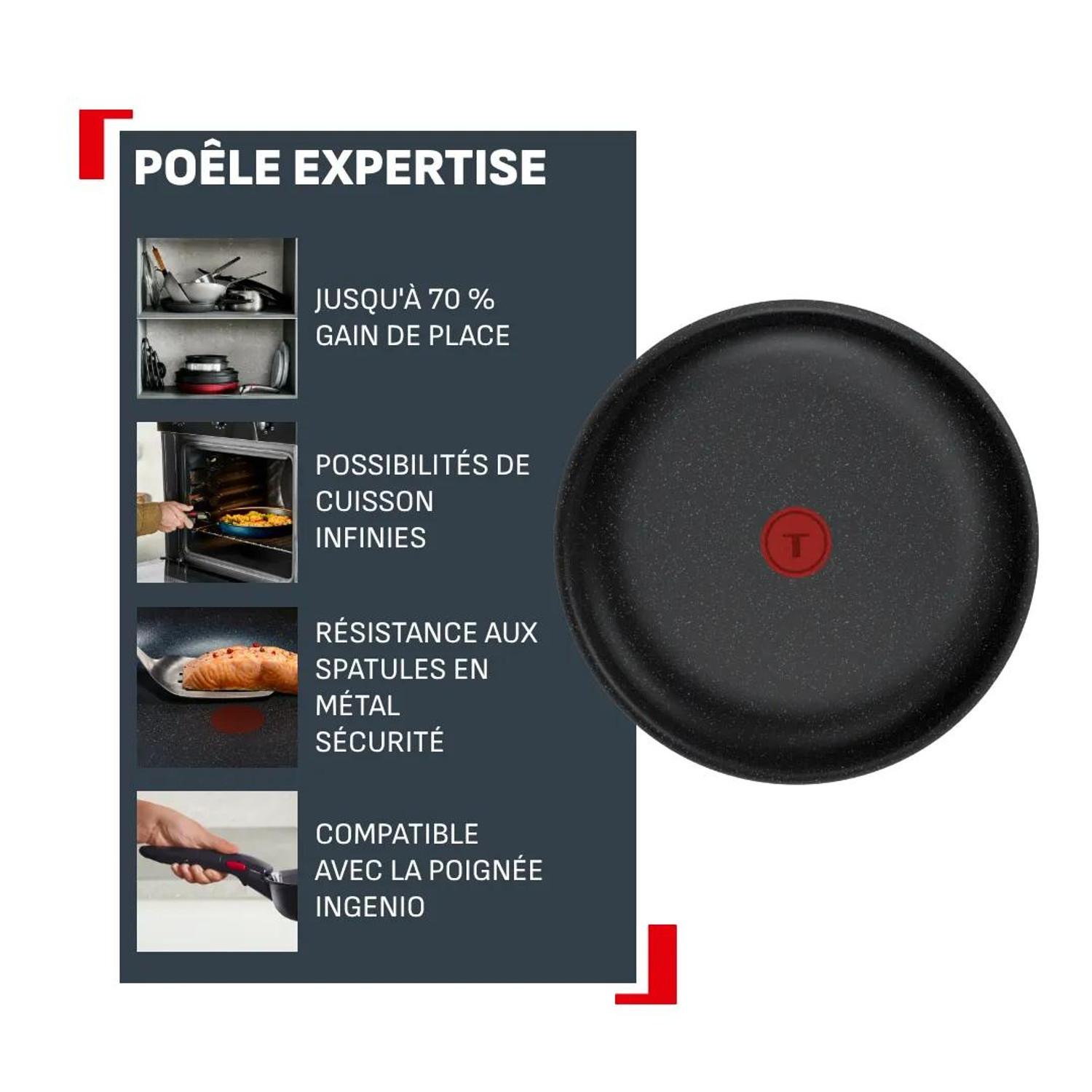 Voir la diapositive 2 : TEFAL Poêle 24cm expertise ingenio