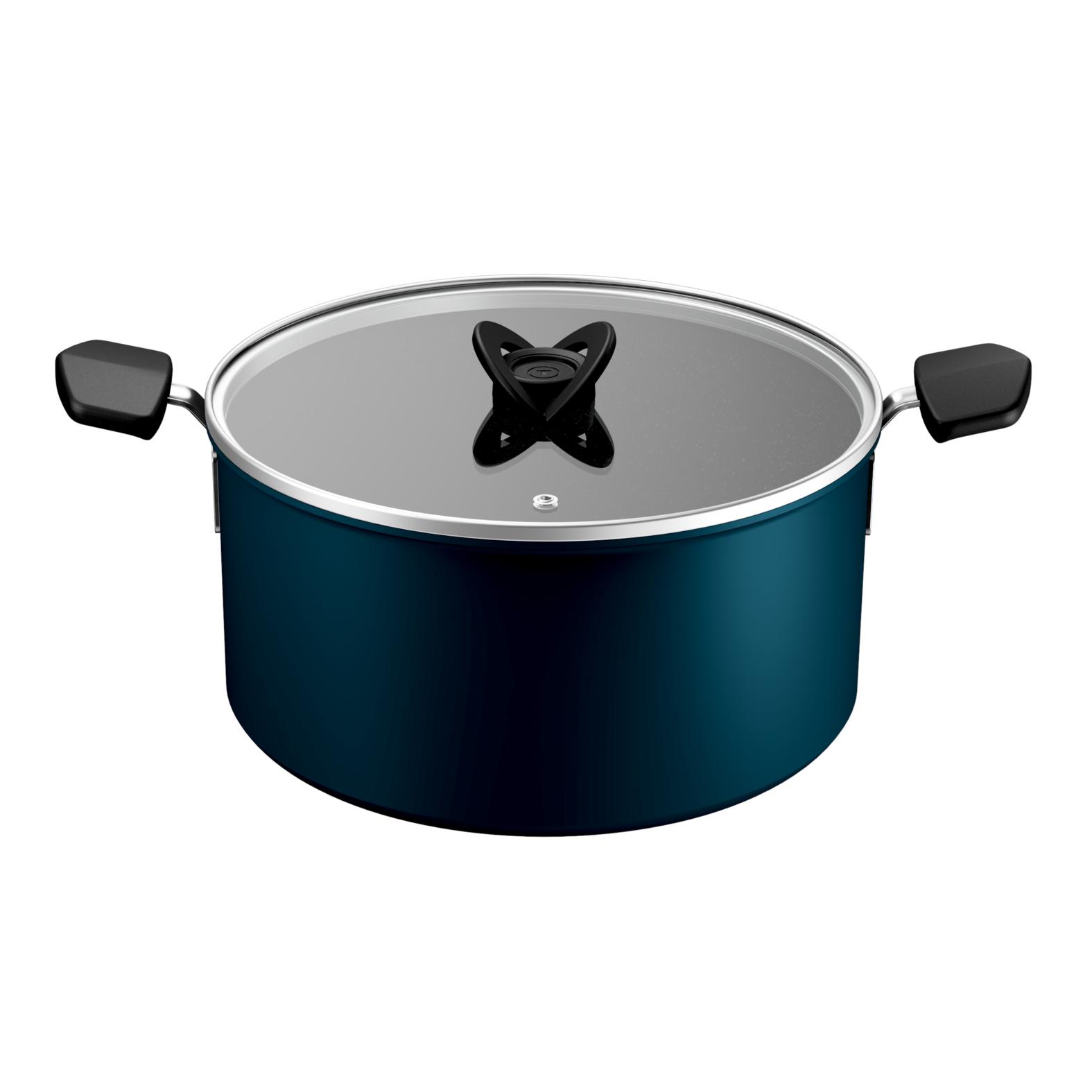 TEFAL Faitout 28cm + couvercle expertise fixe