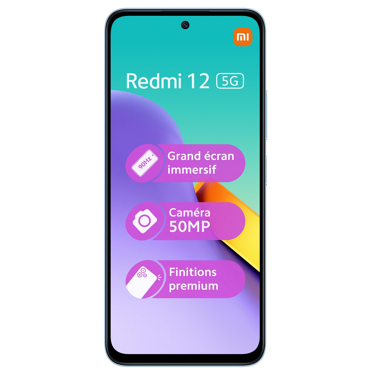 Voir la diapositive 3 : XIAOMI Pack Redmi 12 5G 128Go + Ecouteurs BUDS 6