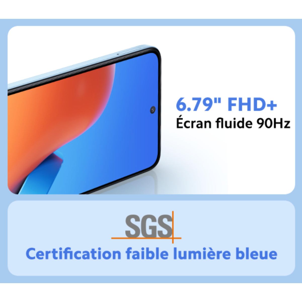 XIAOMI Pack Redmi 12 5G 128Go + Ecouteurs BUDS 6