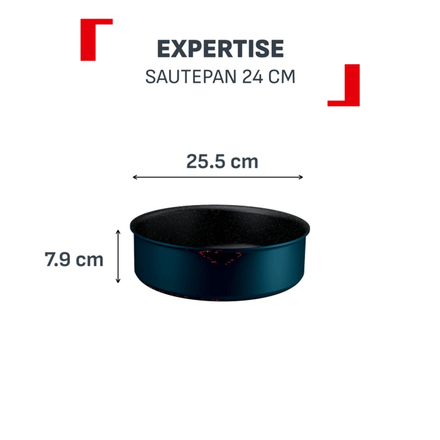 Voir la diapositive 7 : TEFAL Sauteuse 24cm expertise ingenio