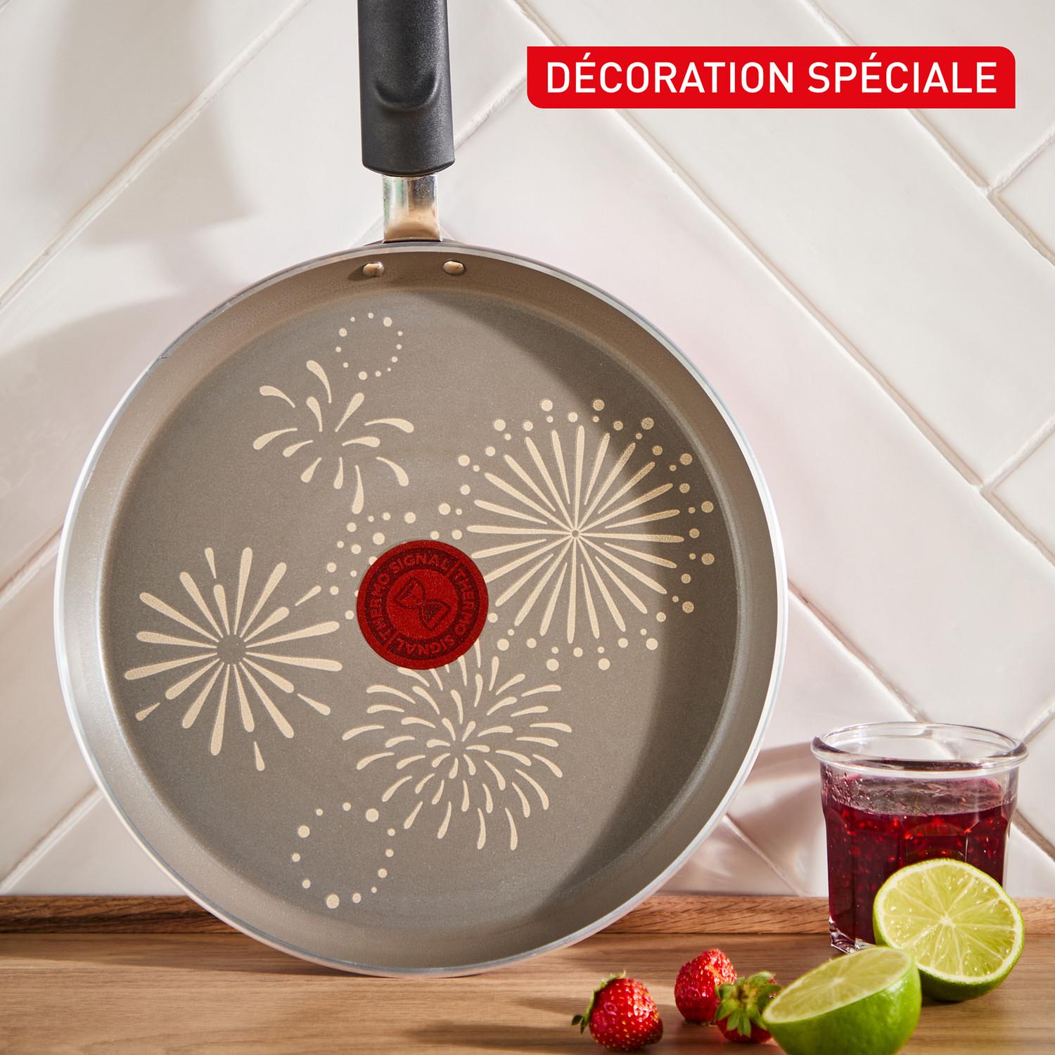 Voir la diapositive 5 : TEFAL Crêpière 25cm rose