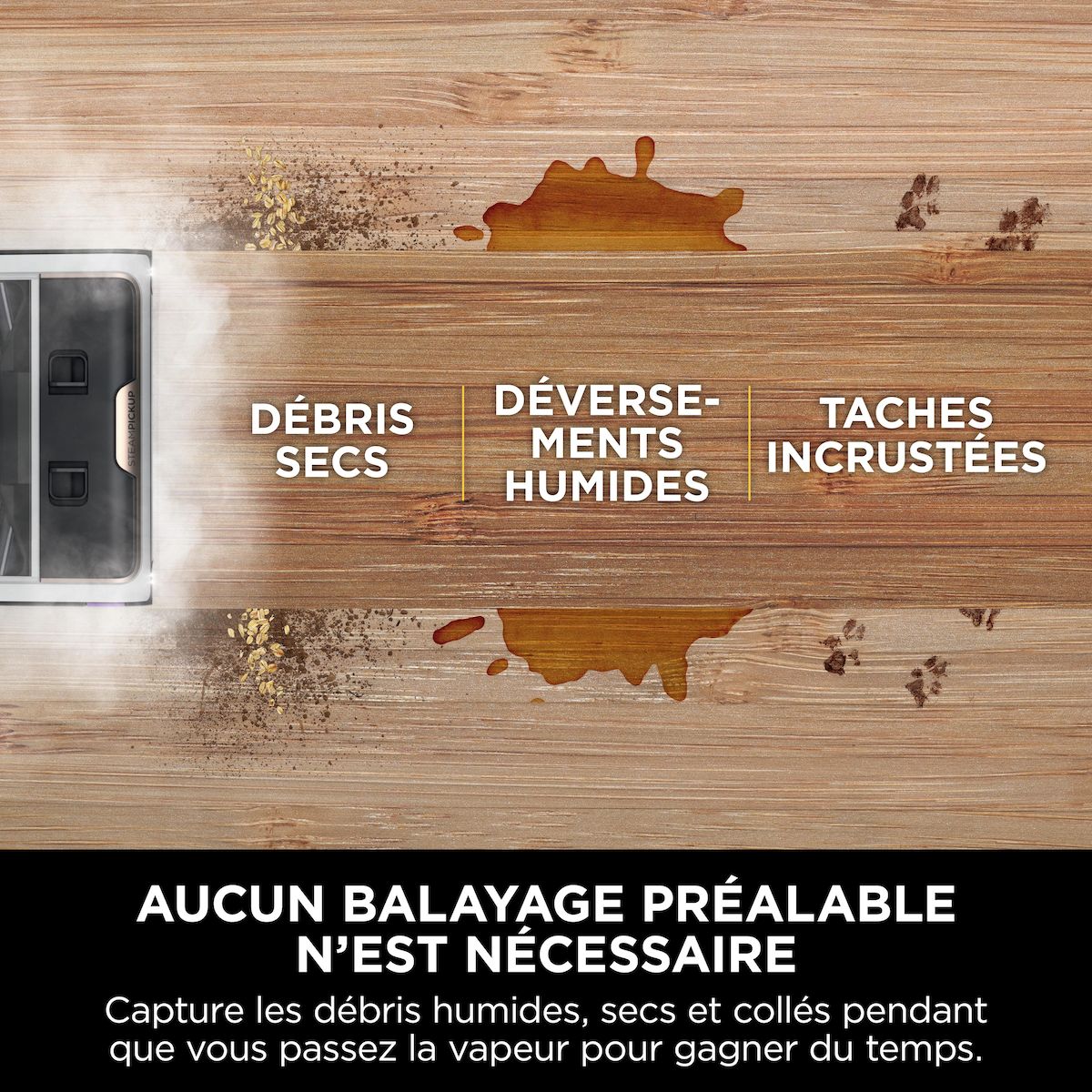 SHARK Balai vapeur 3 en 1 SD200EU - Gris