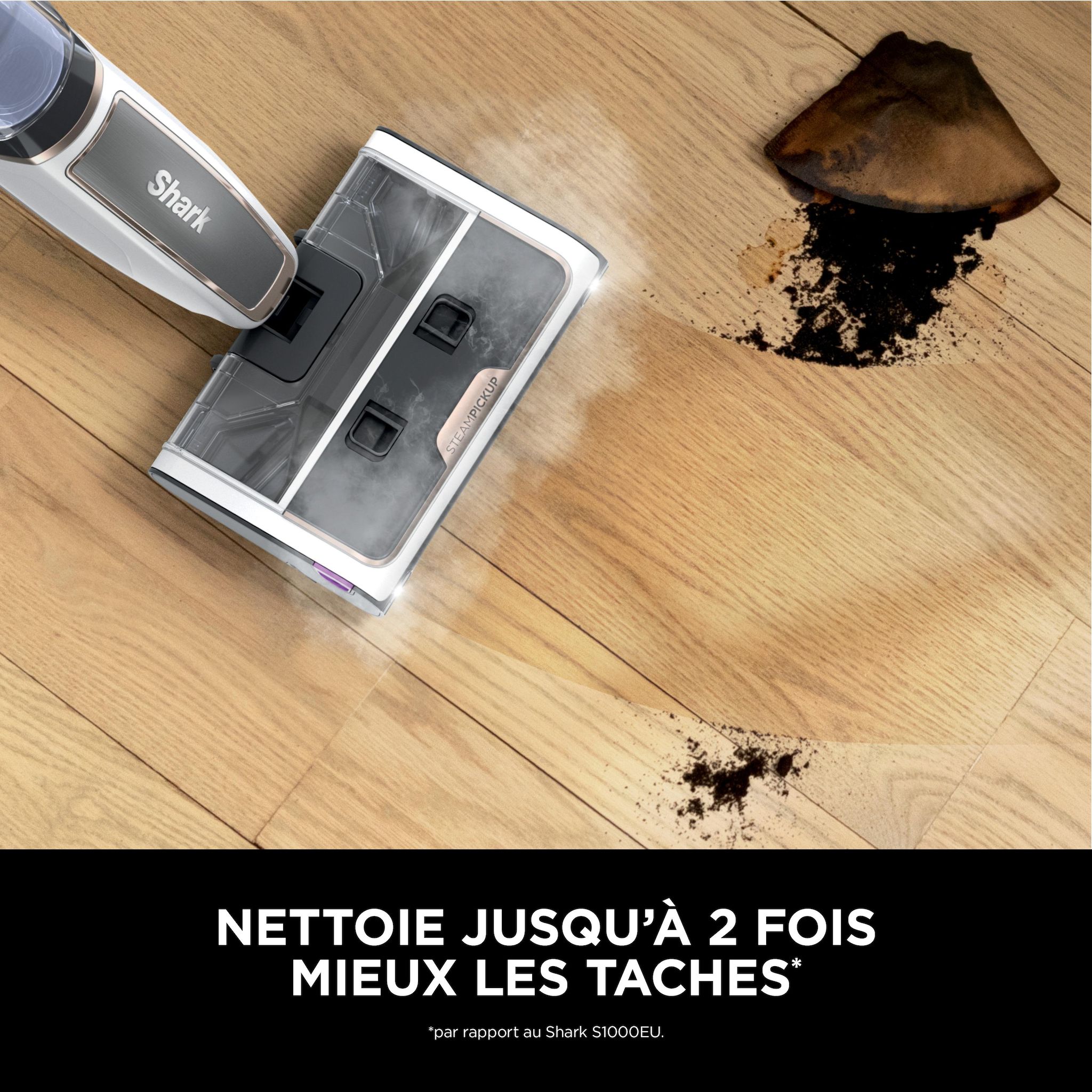 Voir la diapositive 7 : SHARK Balai vapeur 3 en 1 SD200EU - Gris