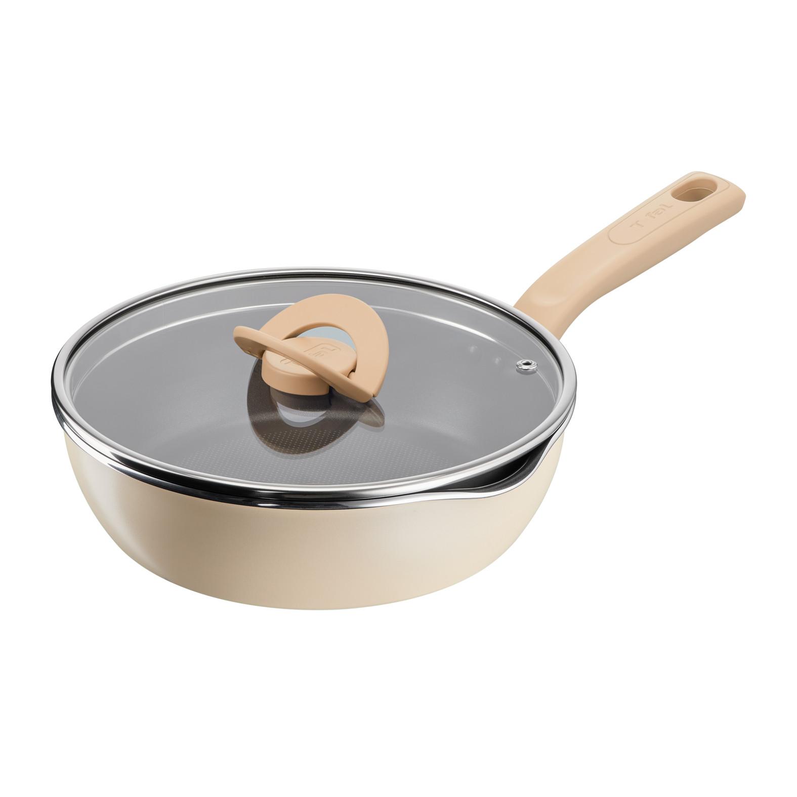TEFAL One pick pot pan 22cm + couvercle vanille