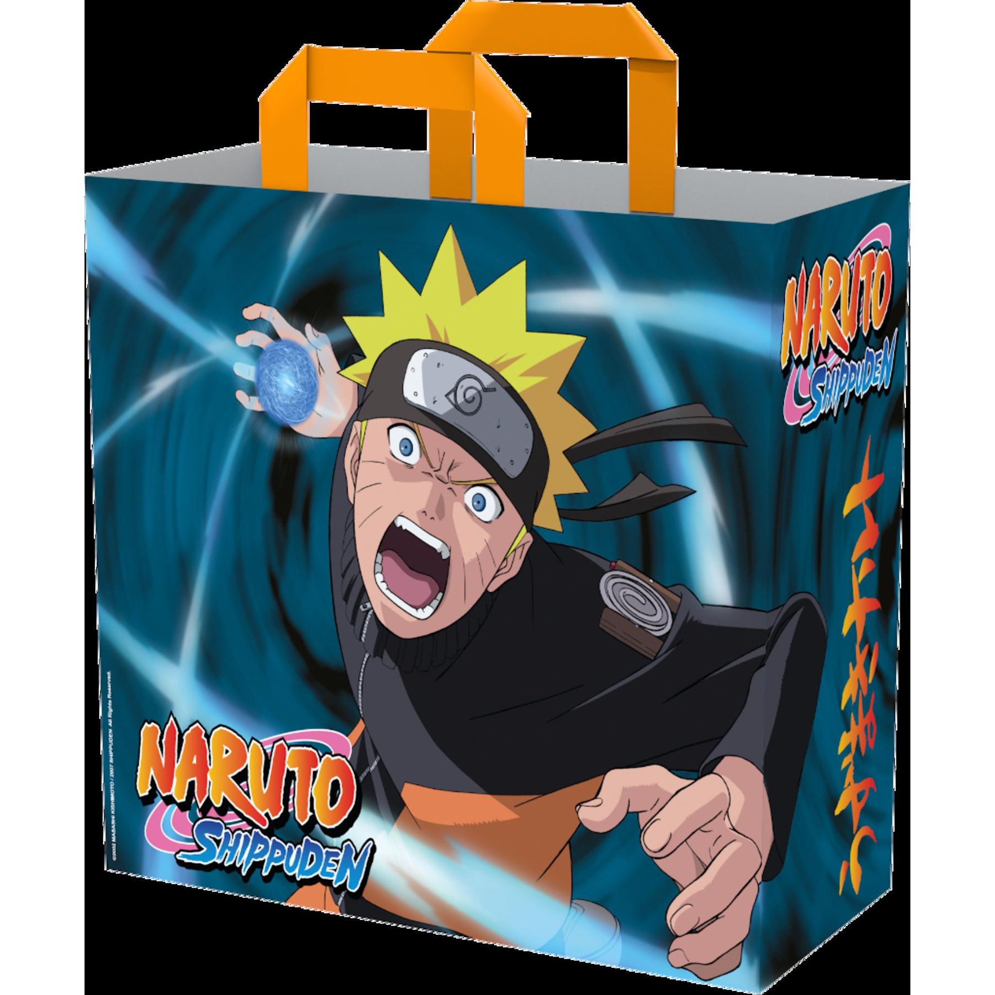 KONIX Sac cabas bleu Naruto Shippuden