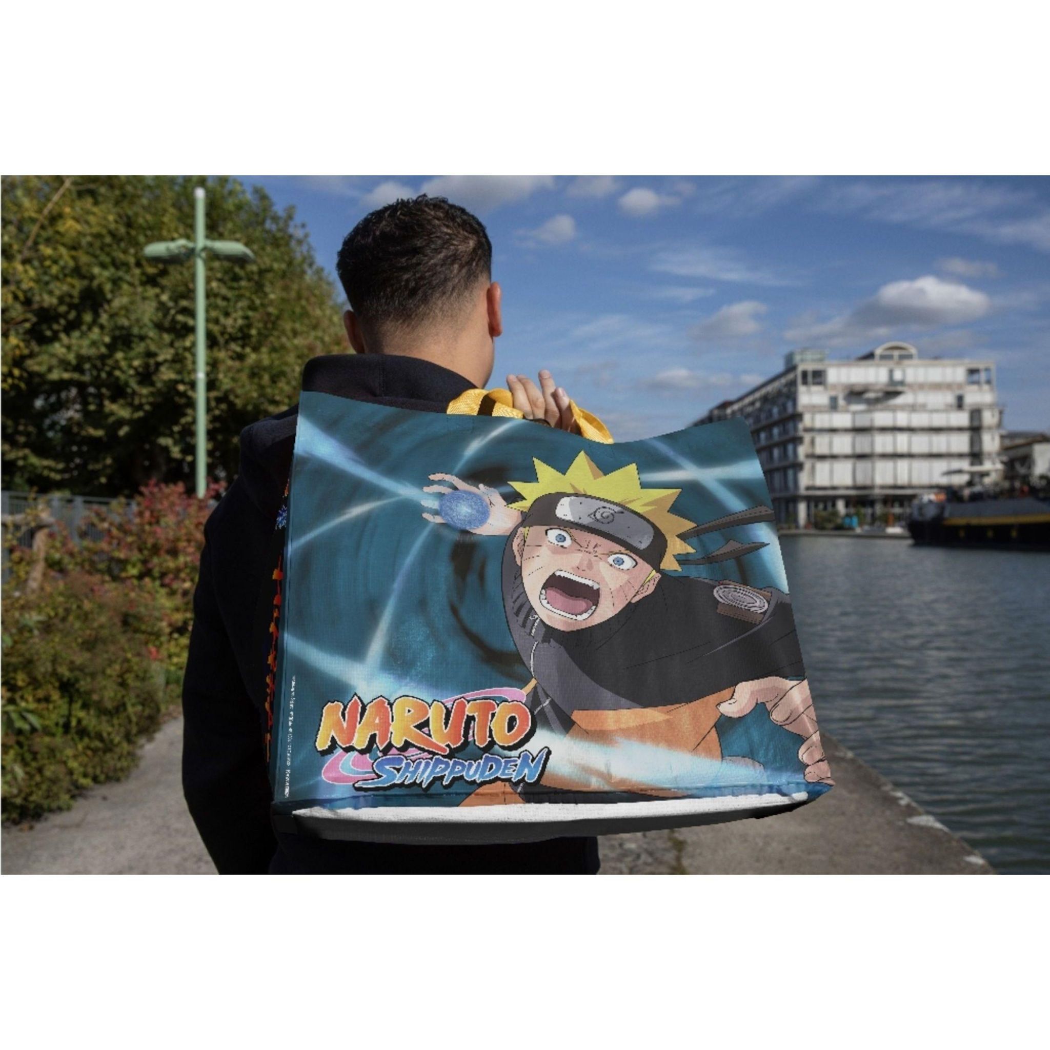 Voir la diapositive 2 : KONIX Sac cabas bleu Naruto Shippuden