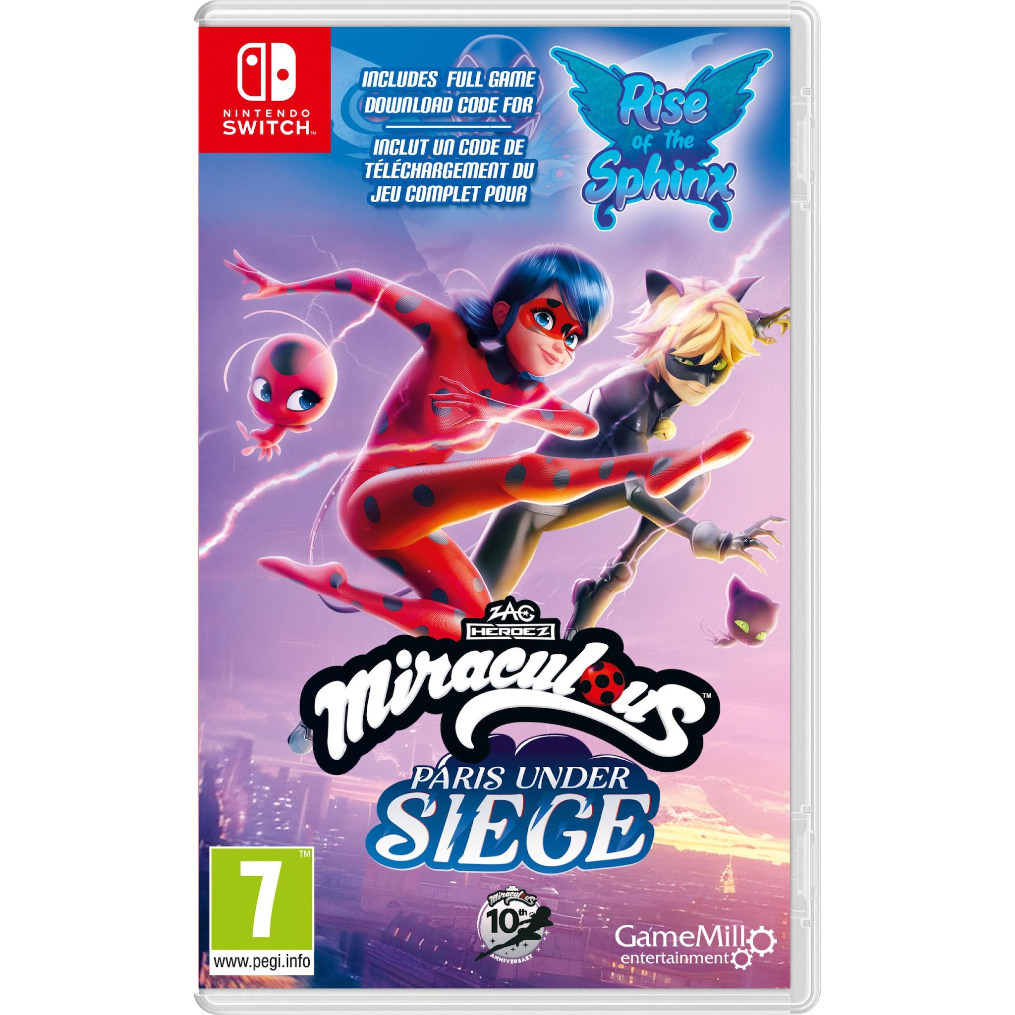 Miraculous 1&2 Pack (rise Of The Sphinx Ciab + Paris Under Siege) Nintendo Switch