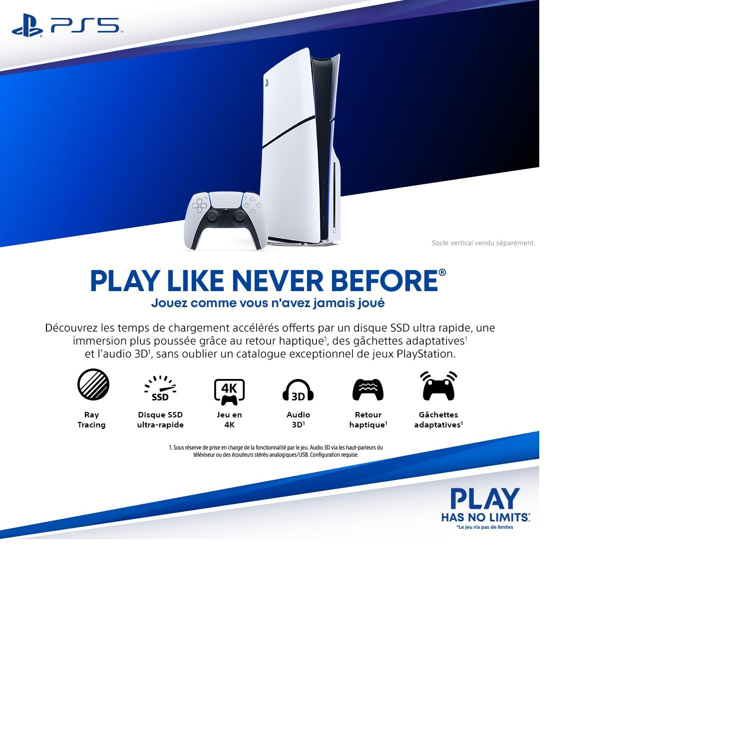 Voir la diapositive 3 : SONY Pack Console PS5 Edition Standard Fortnite