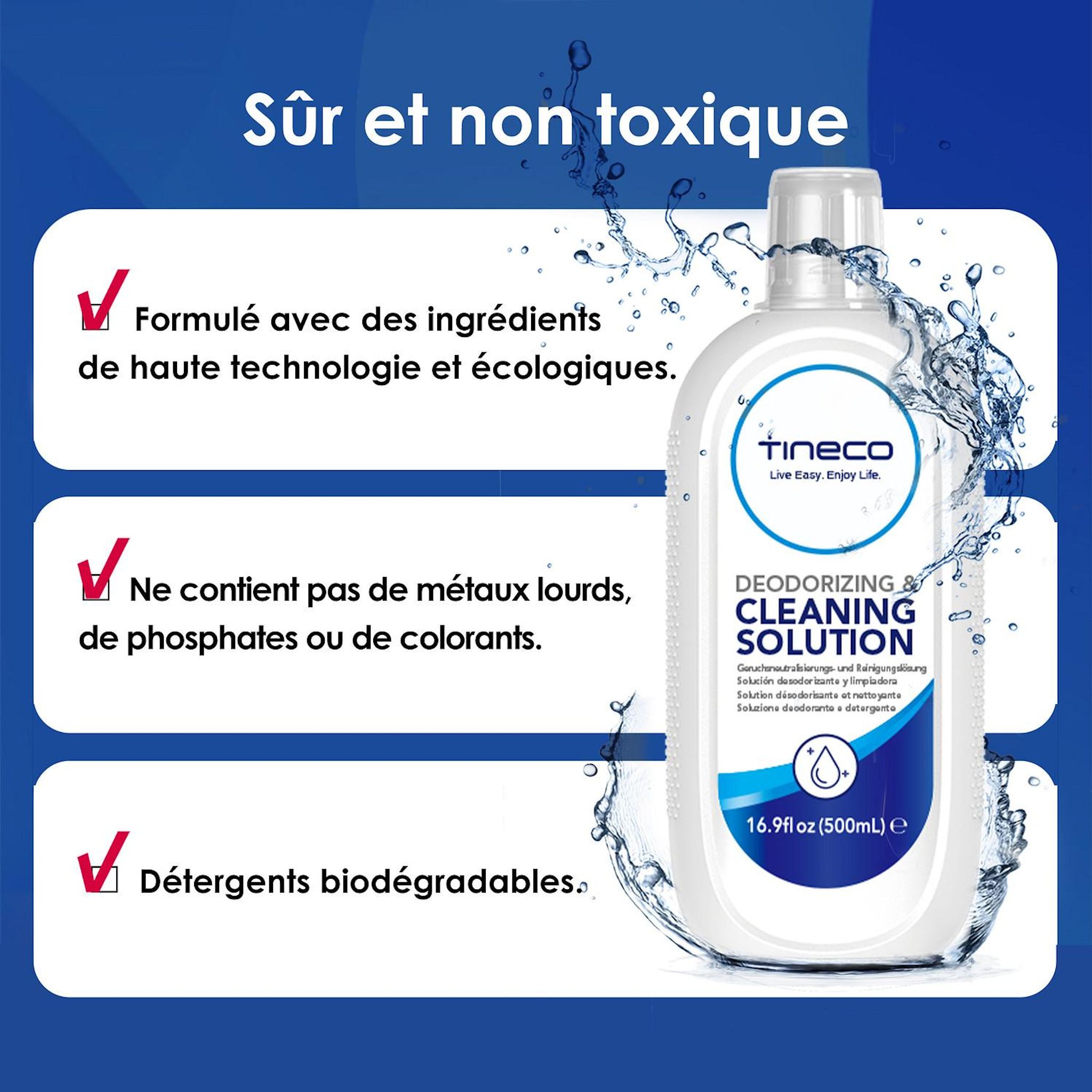 Voir la diapositive 5 : TINECO Solution nettoyante 1 L