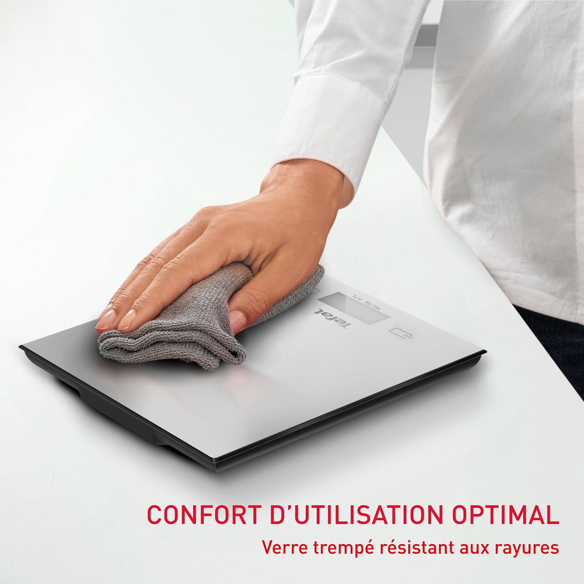 Voir la diapositive 2 : TEFAL Balance de cuisine BC5306V0 - Silver