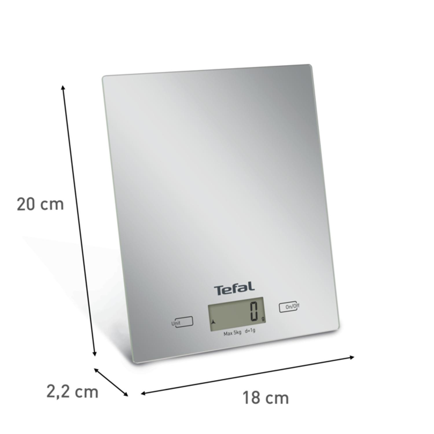 Voir la diapositive 7 : TEFAL Balance de cuisine BC5306V0 - Silver