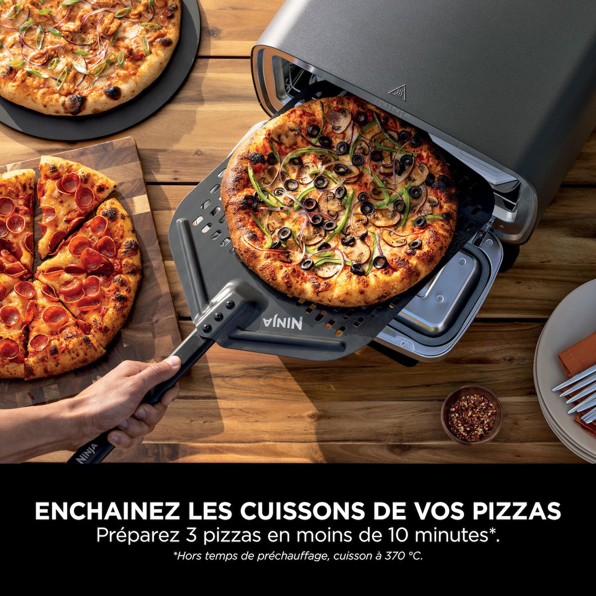 NINJA Four à pizza MO201EU - Gris