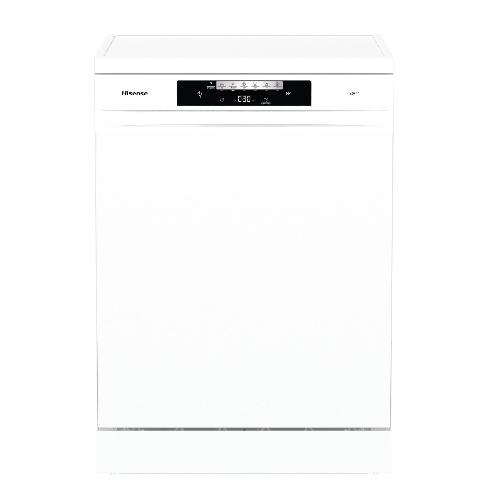 HISENSE Lave-vaisselle pose libre H642D90W, 14 couverts, 60 cm, 46 dB, D