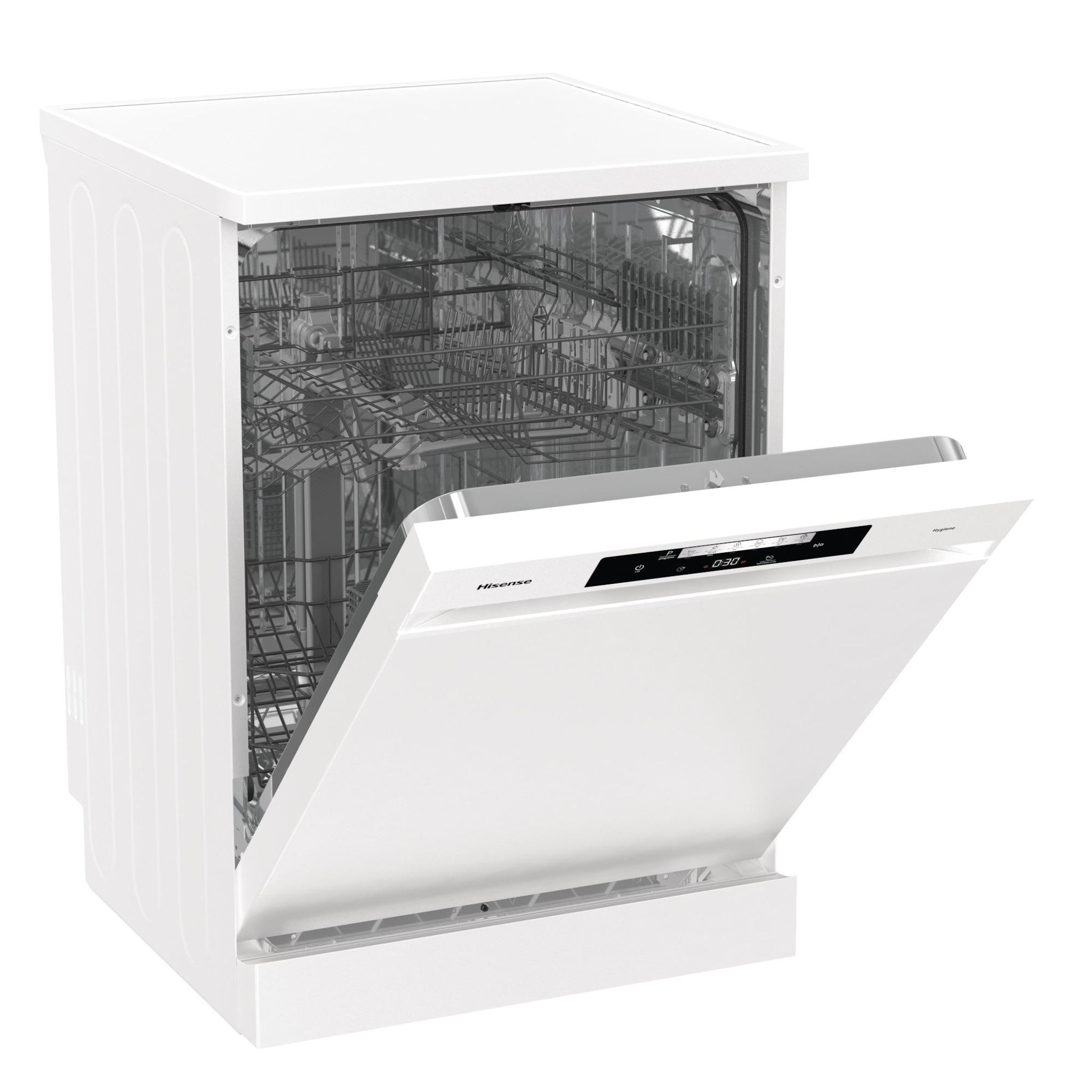 Voir la diapositive 3 : HISENSE Lave-vaisselle pose libre H642D90W, 14 couverts, 60 cm, 46 dB, D